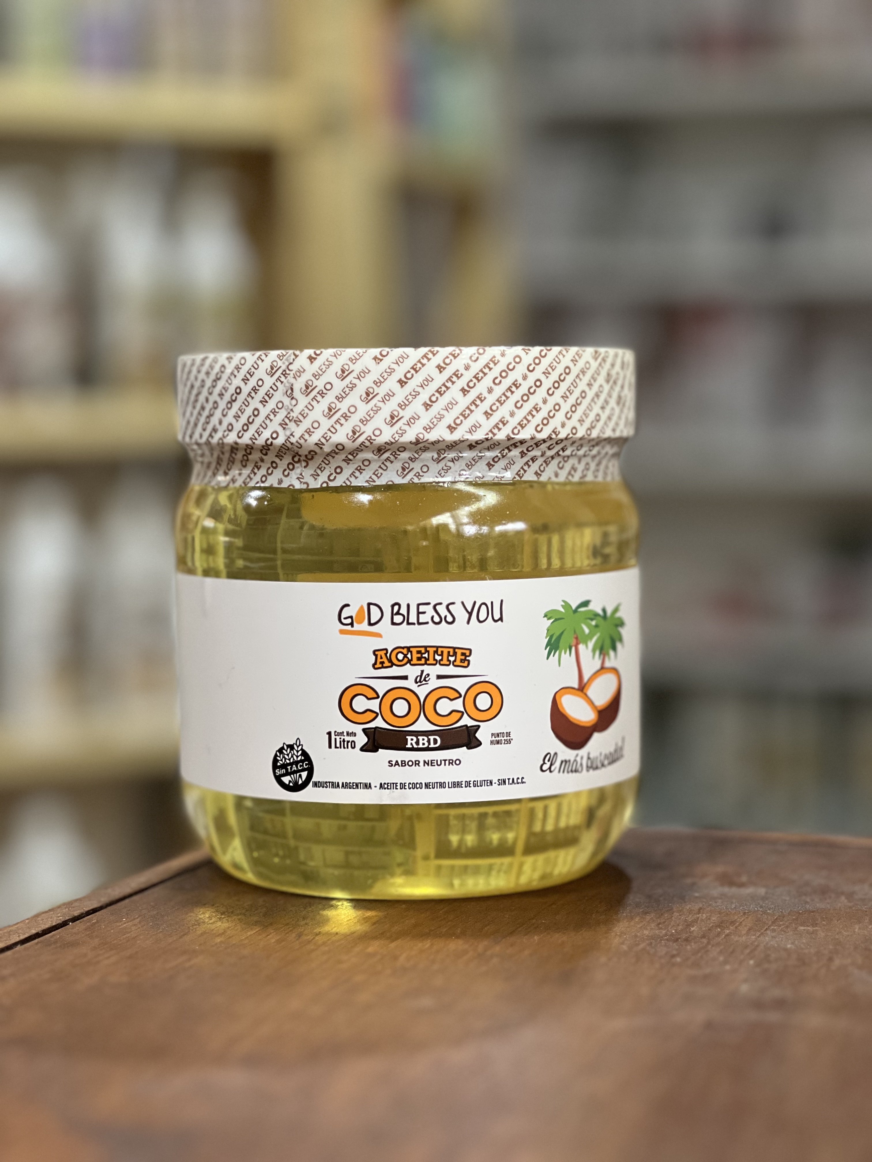 Aceite de Coco Neutro por 1 Litro