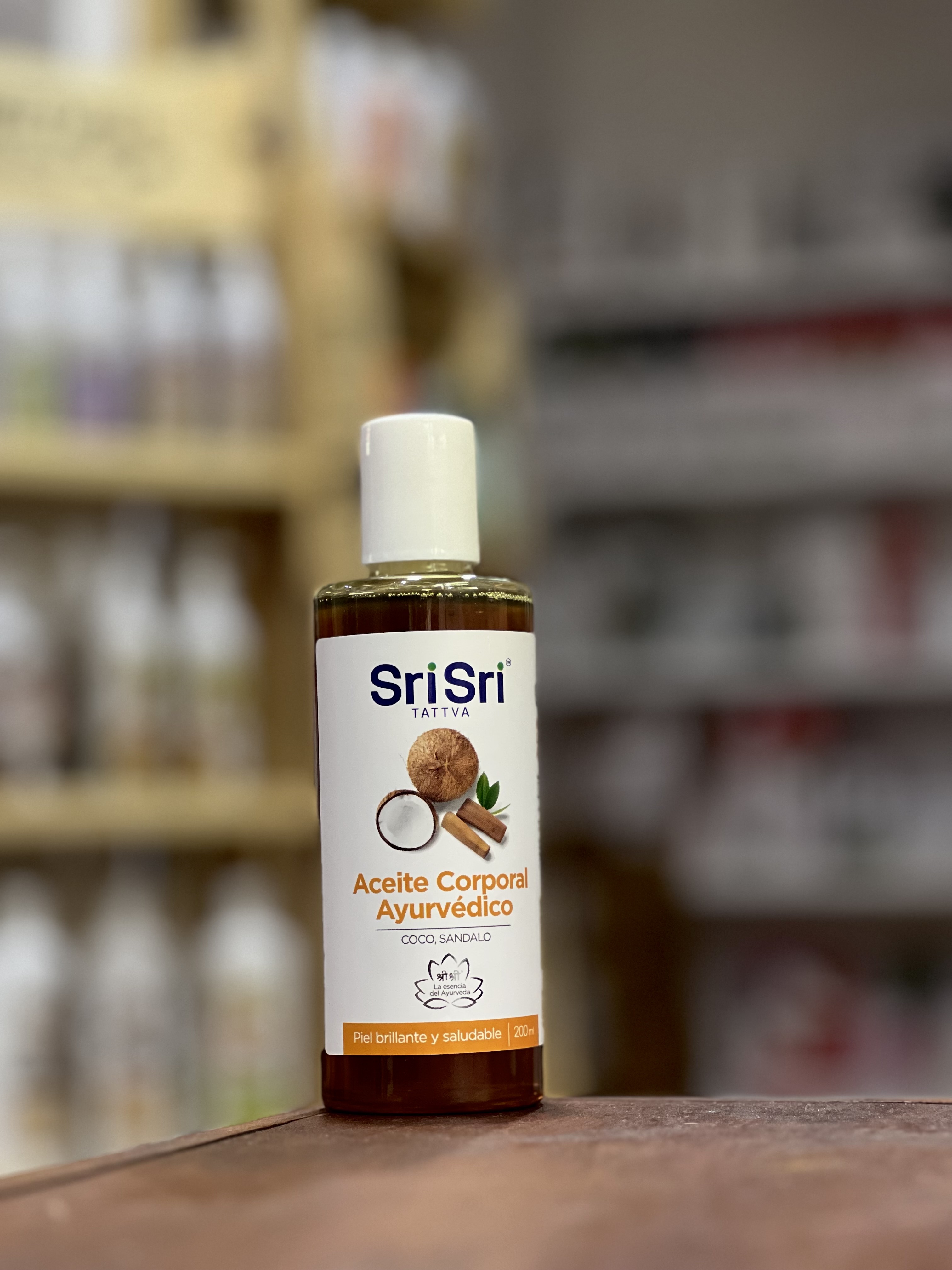 Aceite Corporal Ayurvedico con Coco y Sandalo 200ml