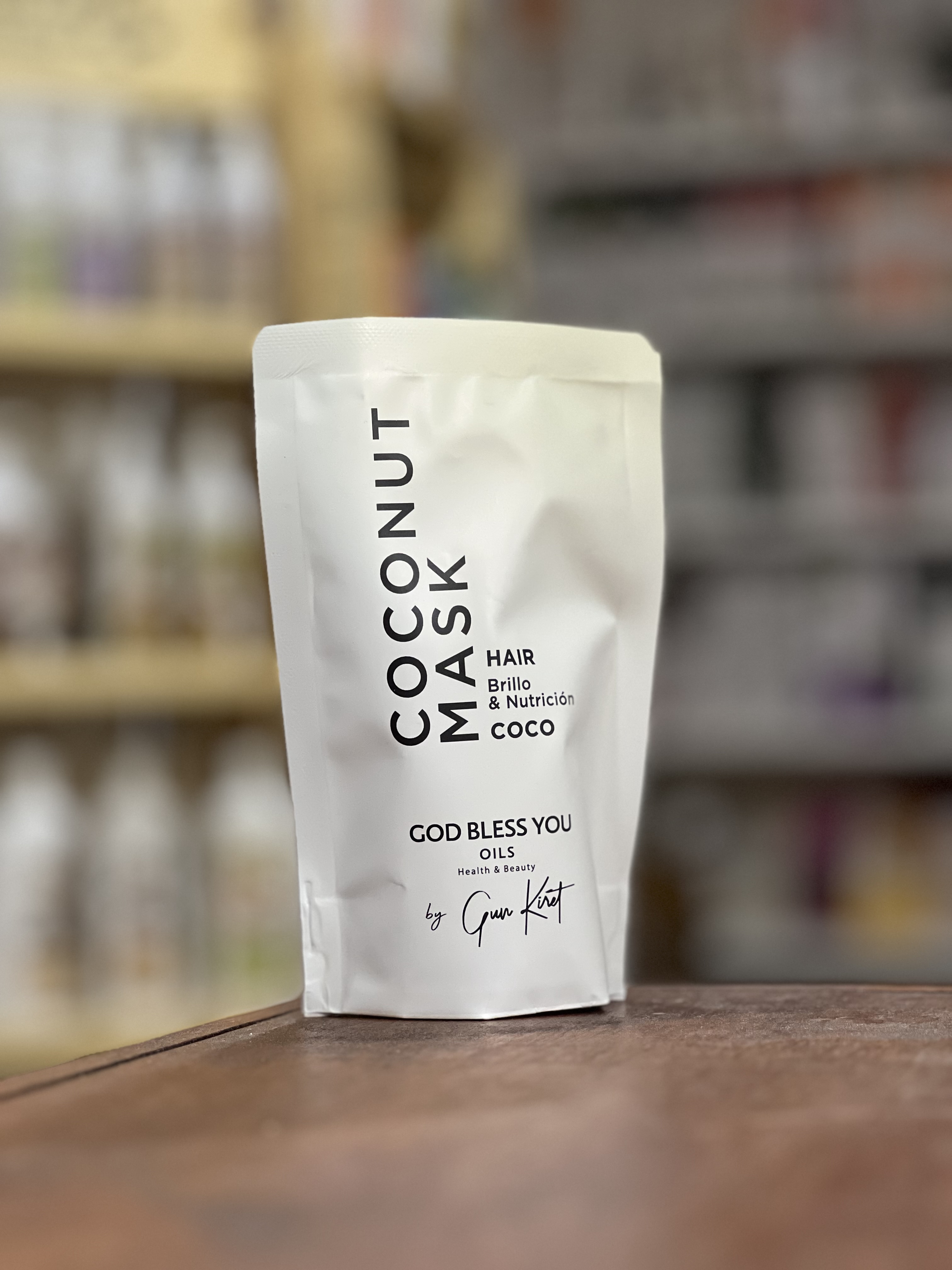 COCONUT MASK x 125ml - Macarilla Hidratante Capilar. Pelo Naturalmente Fuerte y Brillante. con Aceit