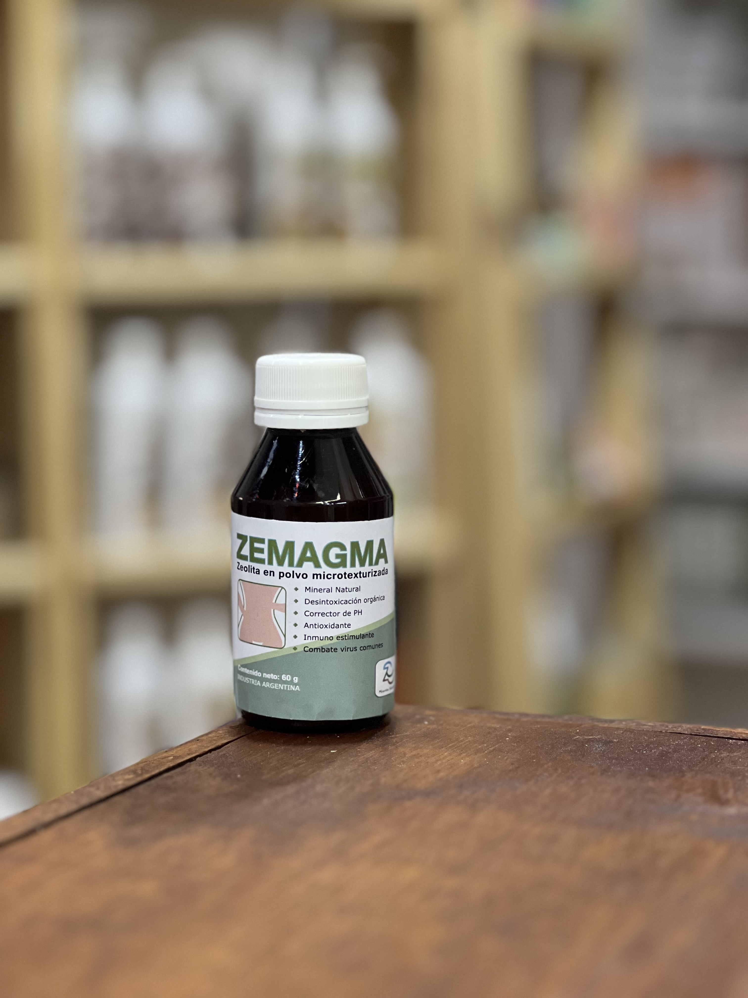 Zeolita Pura en polvo x 60 gr