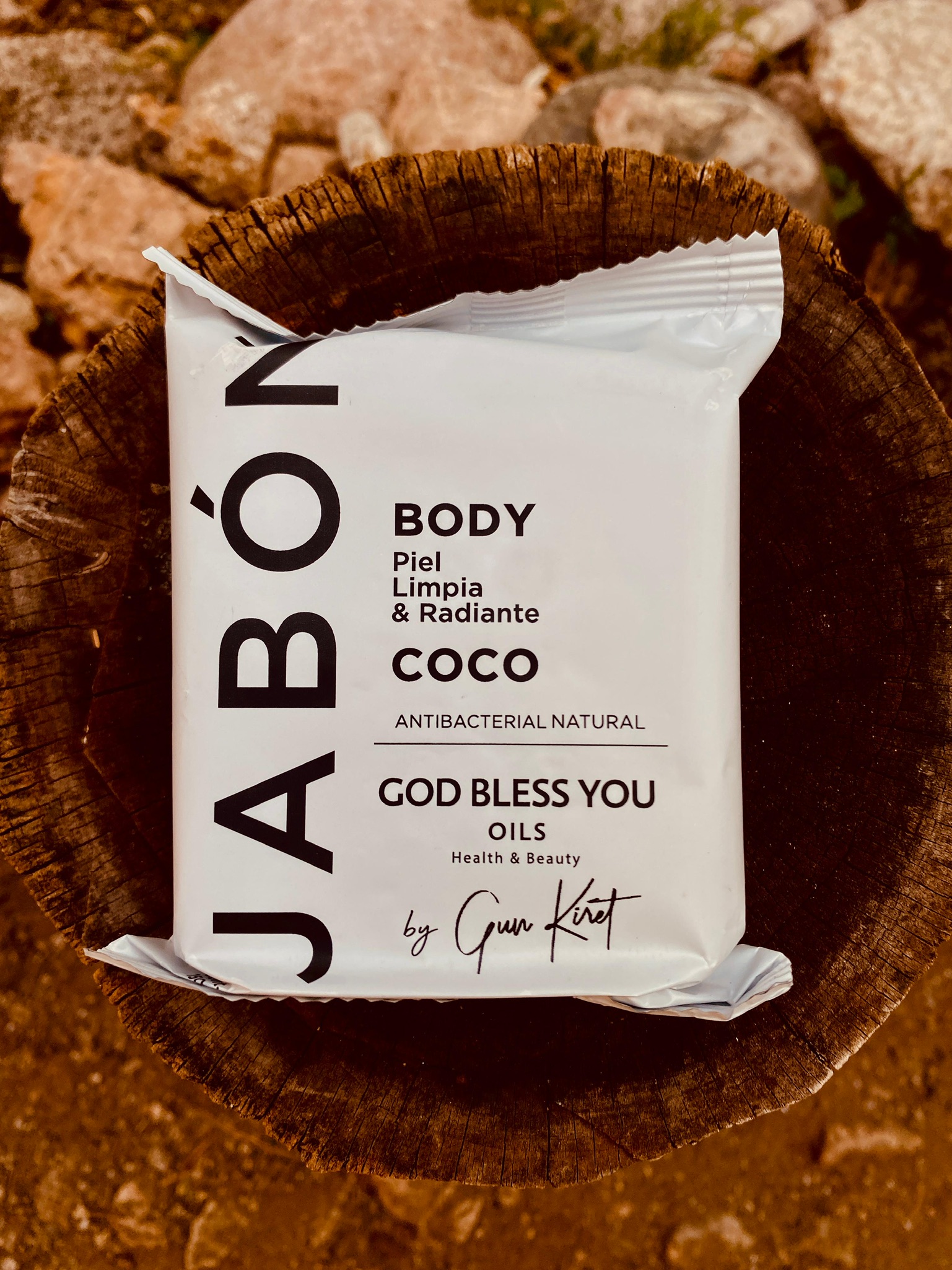 Jabon Coco 100gr - Piel Limpia y Radiante. Antibacterial Natural.