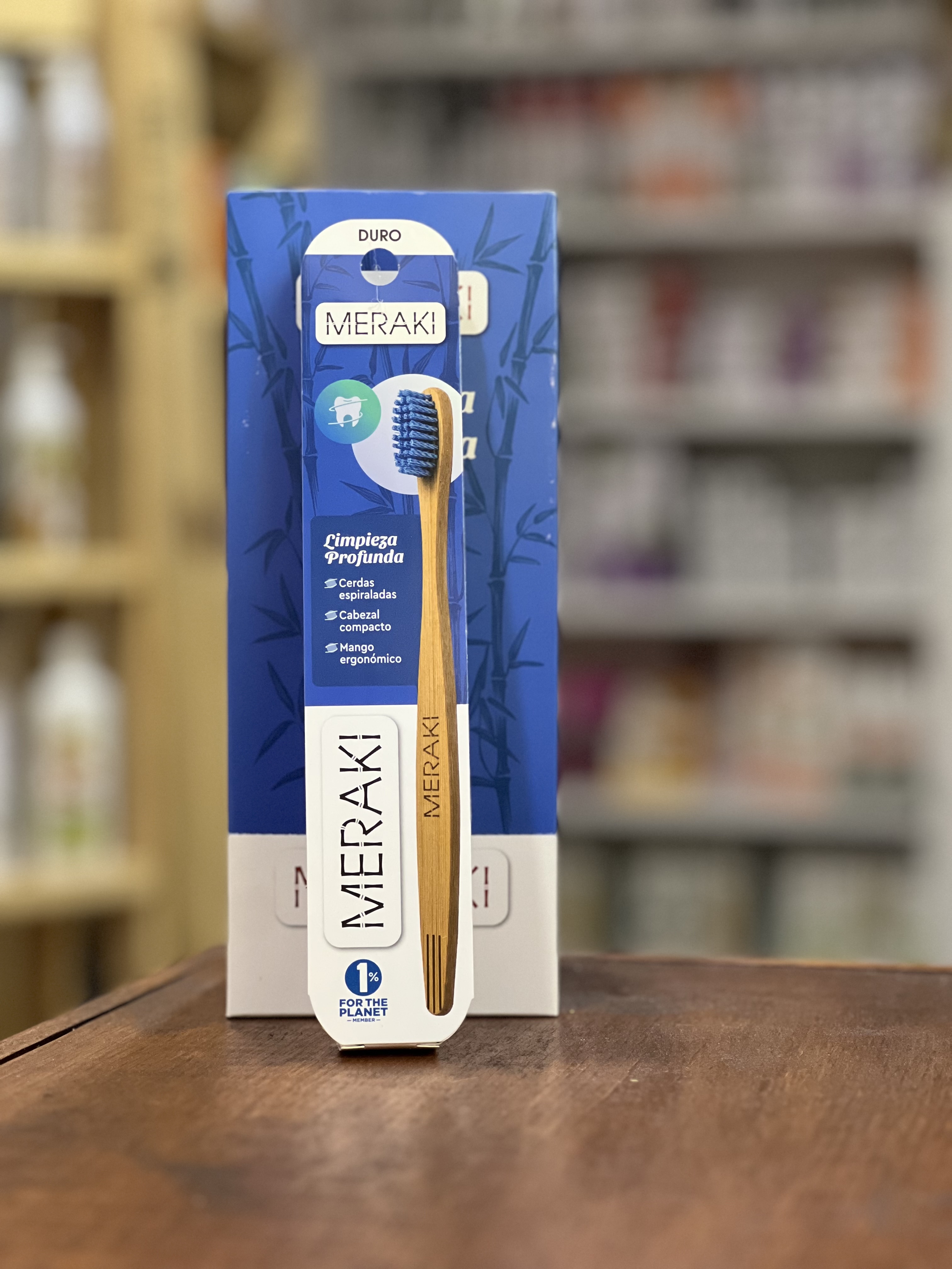 Cepillo de Dientes de Bambu Duro MERAKI