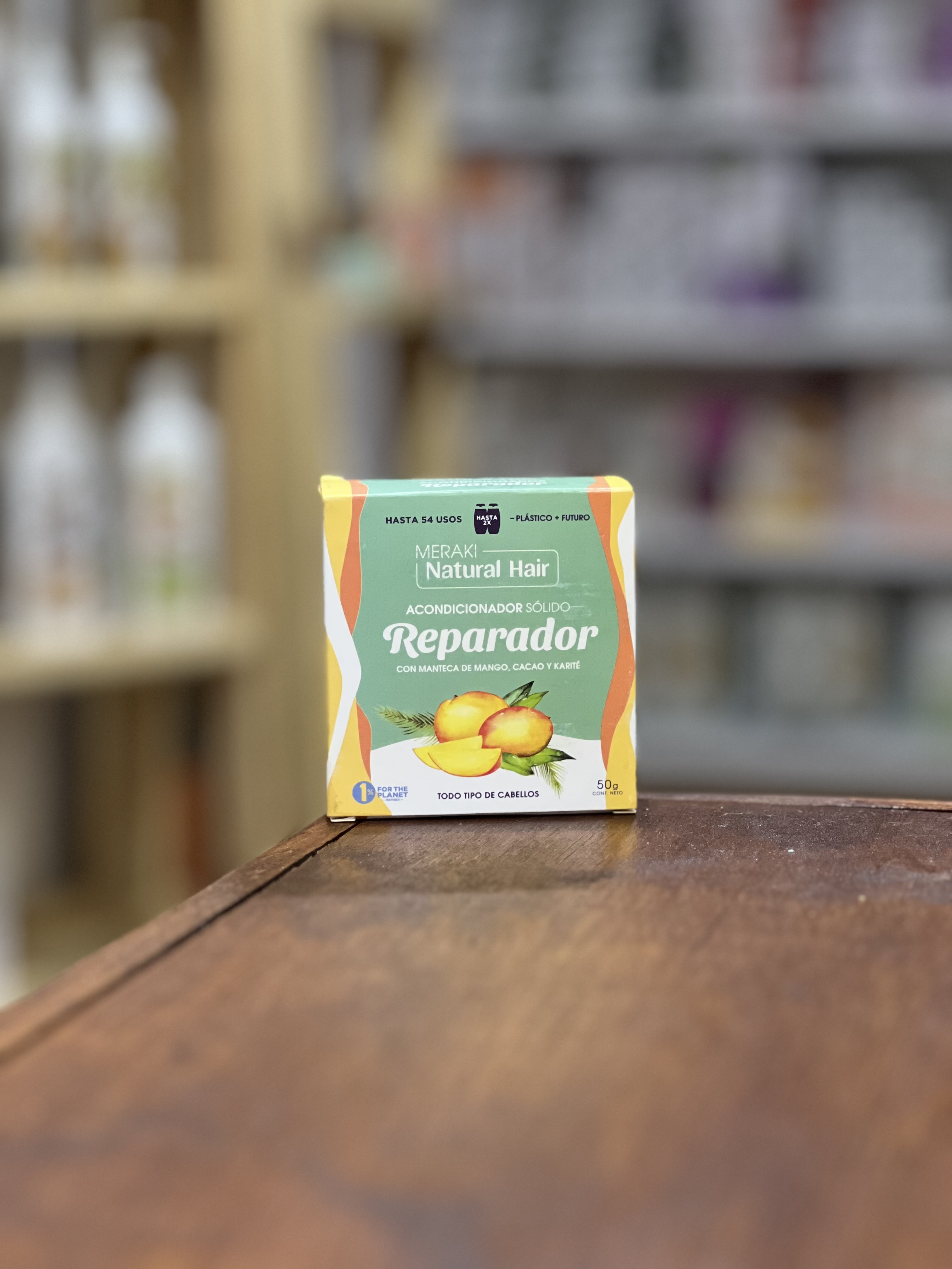 Acondicionador Solido Reparador - Con Manteca de Mango, Cacao y Karite