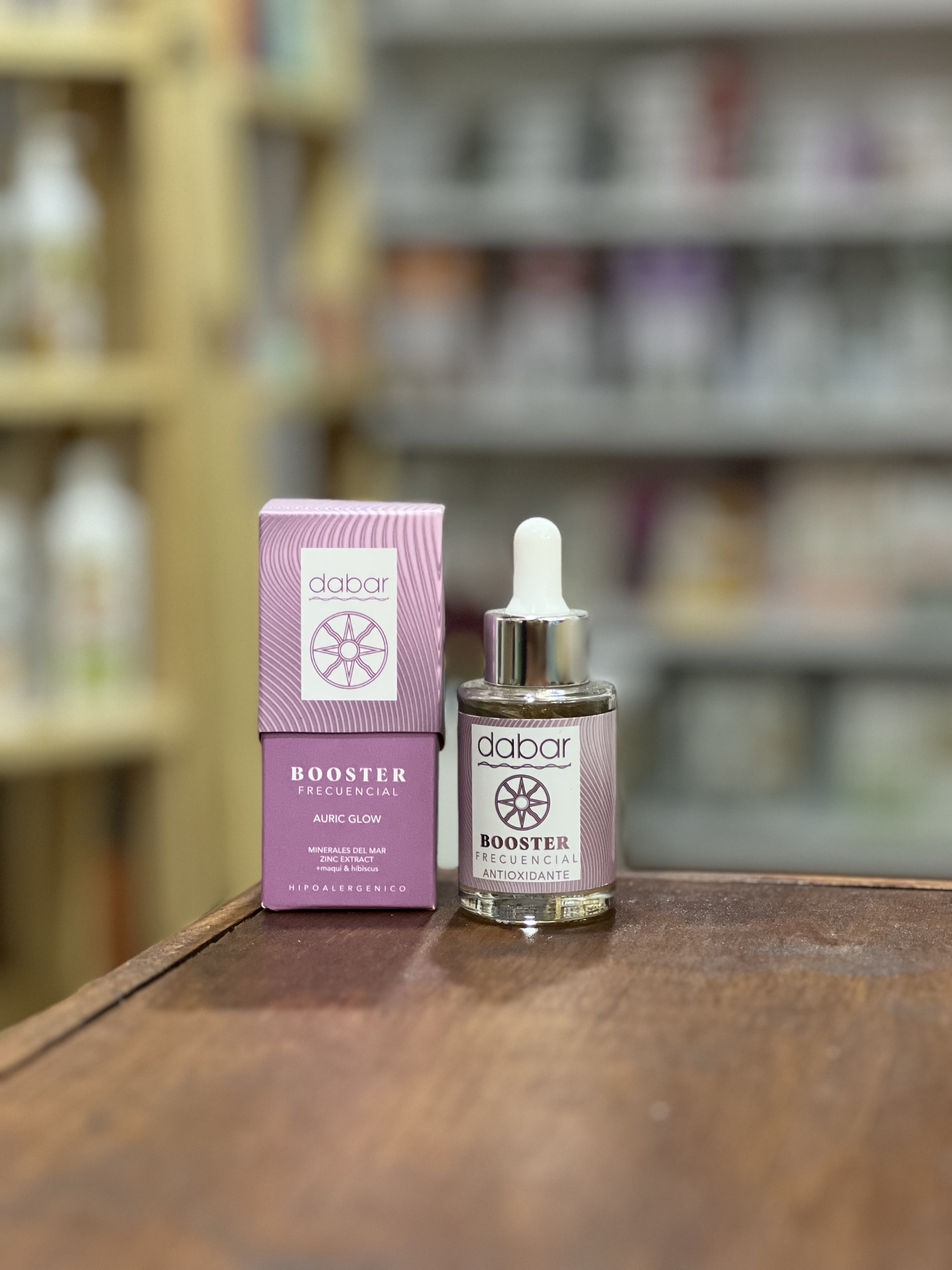 Booster Frecuencial - Auric Glow - x 30ml (Minerales del Mar - Zinc Extract - +Maqui y Hibiscus) HIP