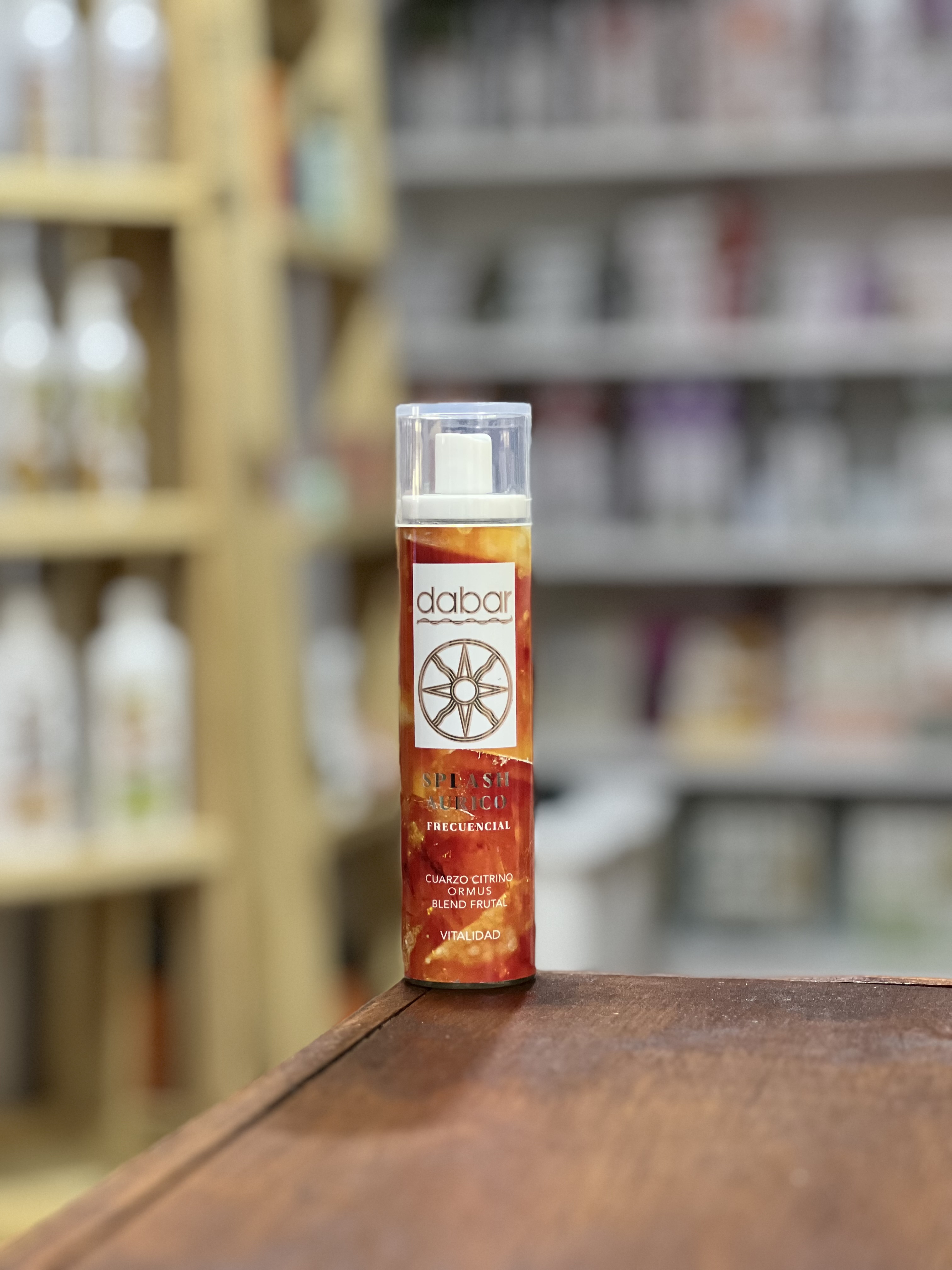 Splash Aurico Frecuencial VITALIDAD X 100ml (Con Cuarzo Citrino, Ormus y Blend Frutal)