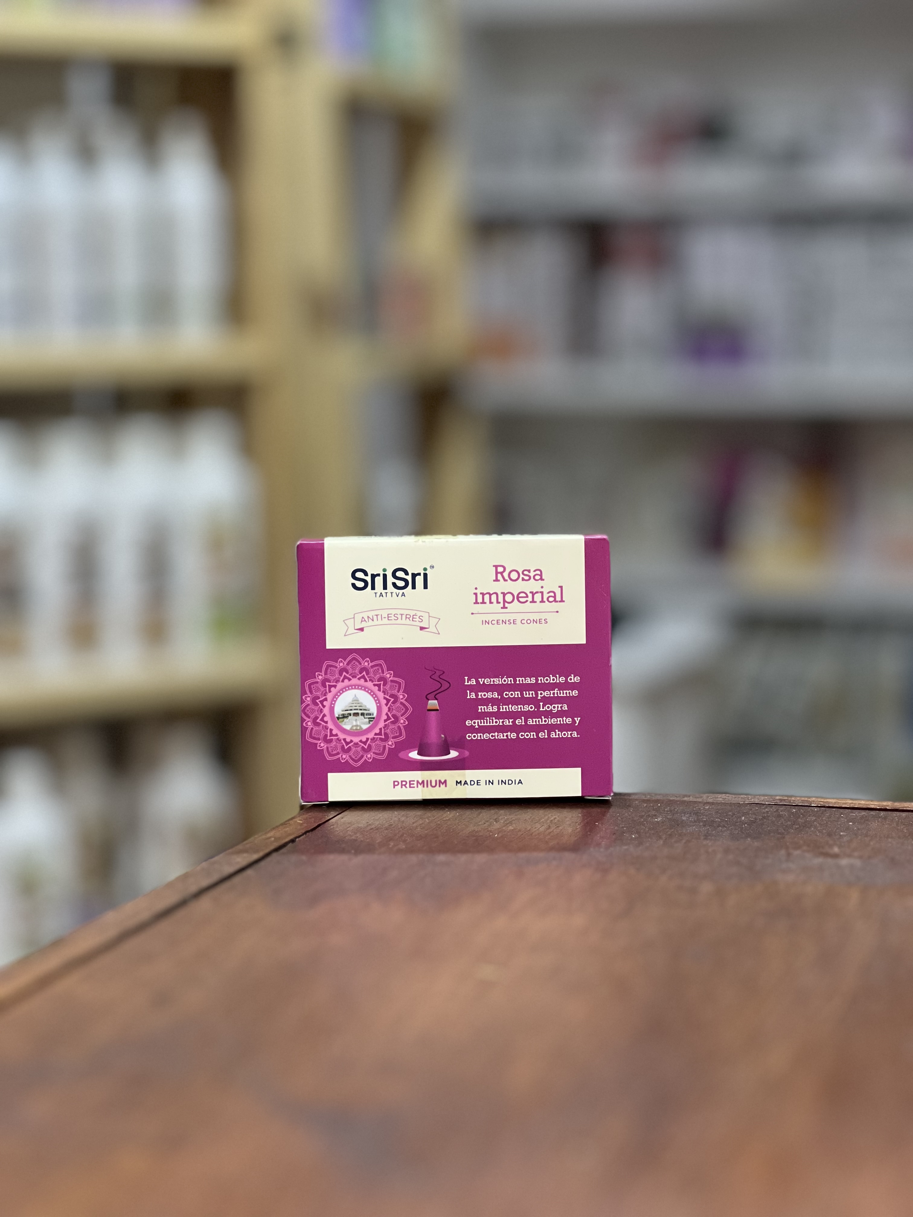 Dhoop Cones Rosa Imperial x 25g (Anti - Estres)