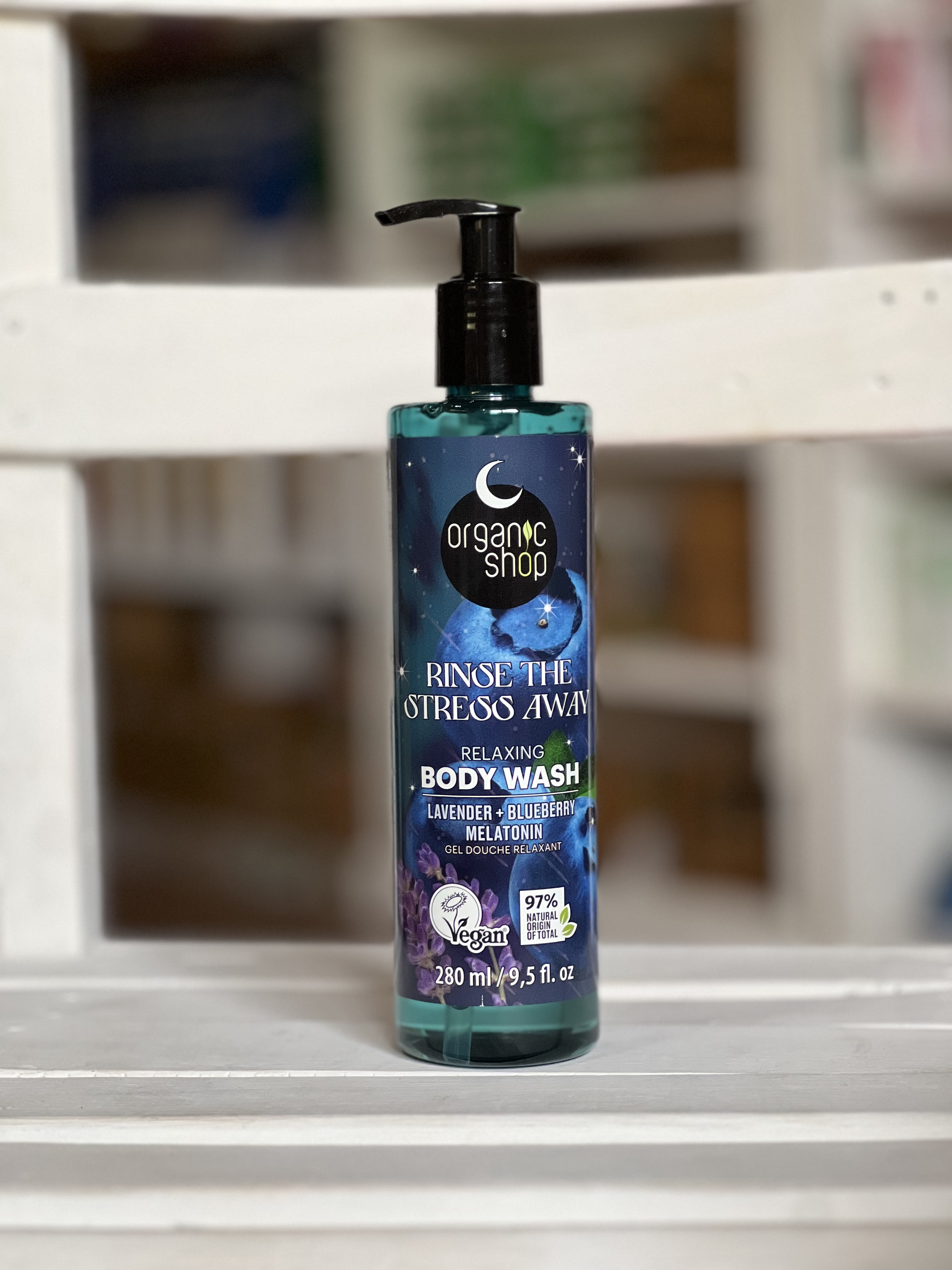 Gel de Ducha Relajante Anti Stress x 280ml (Alivio del Estres - Aromaterapia - Nutre la Piel - Promu