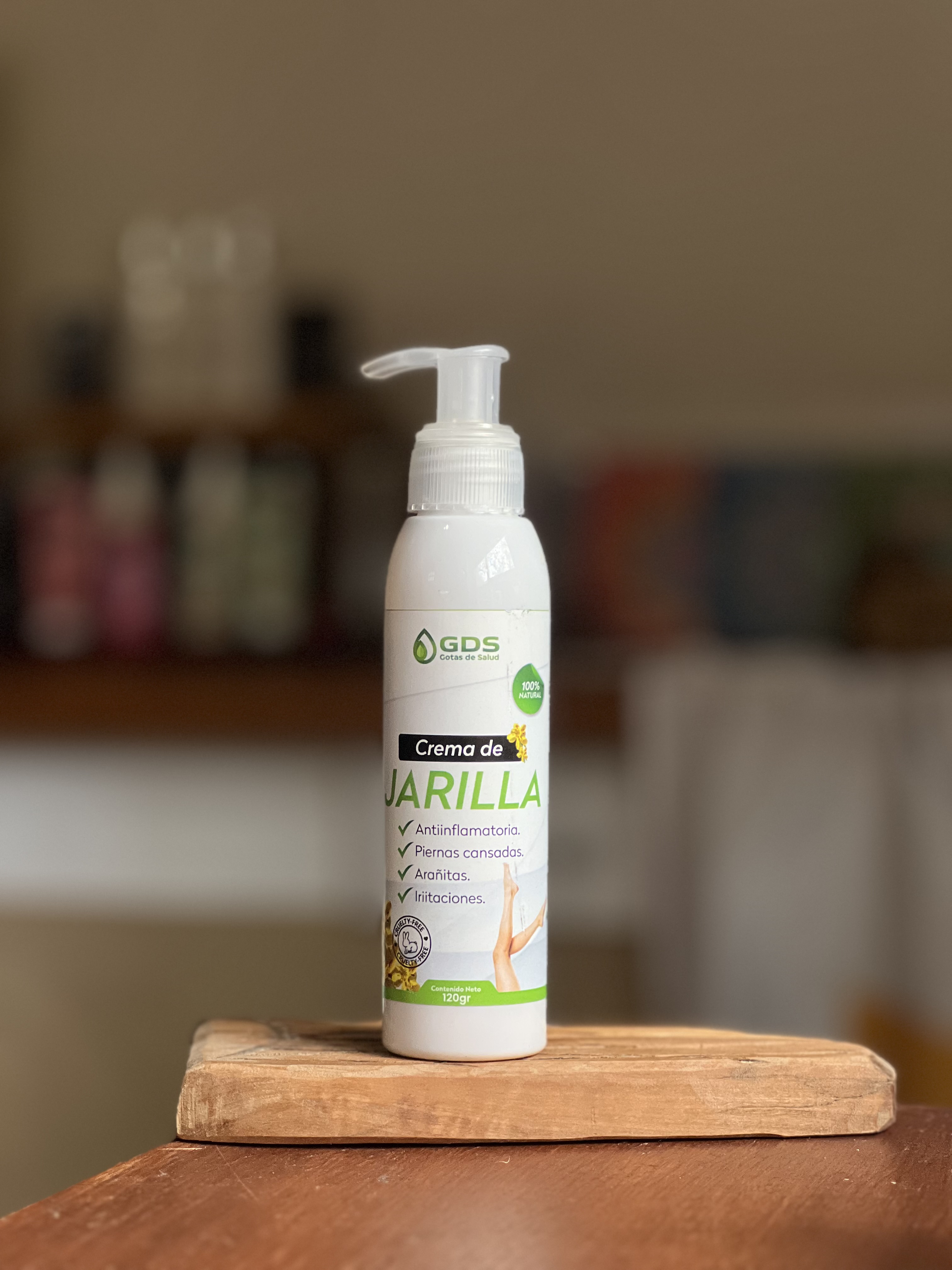 Crema de Jarilla x 120g (Antiinflamatoria, Piernas Cansadas, Aranitas, Irritaciones)