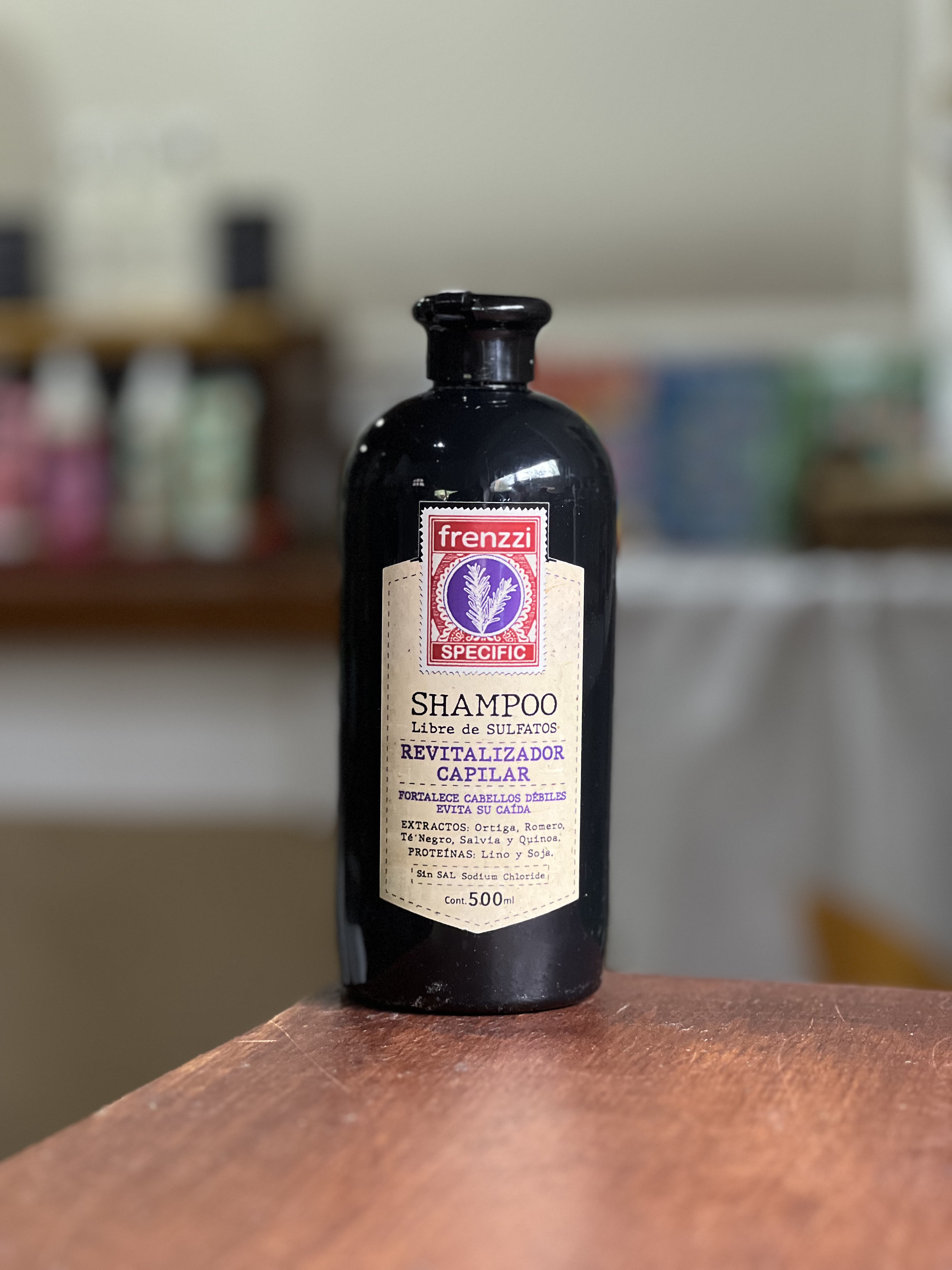 Shampoo Sin Sulfatos (Revitalizante Anti Caida). 500ml