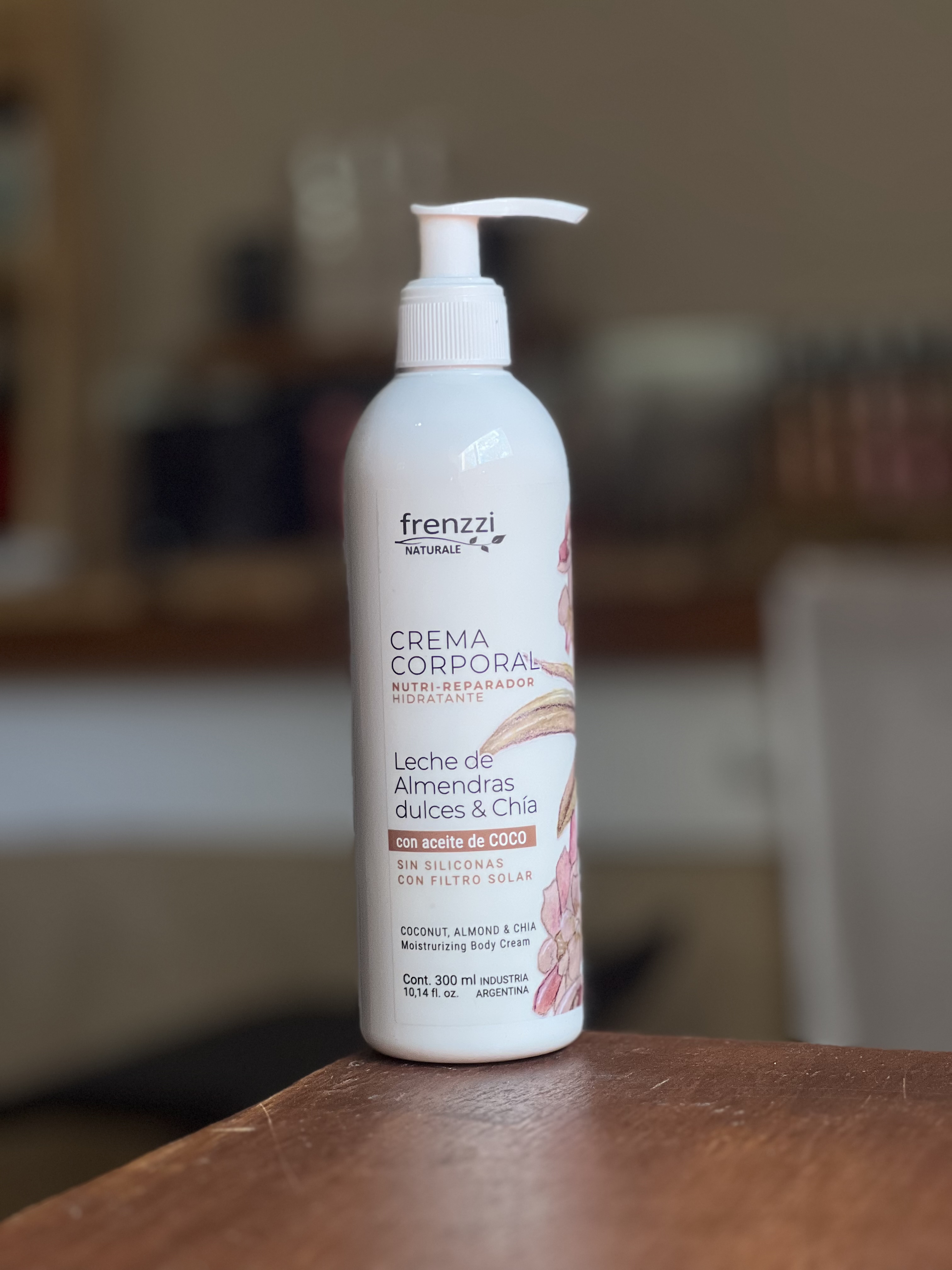 Crema Corporal Coco (Almendras & Chia). 300 ml