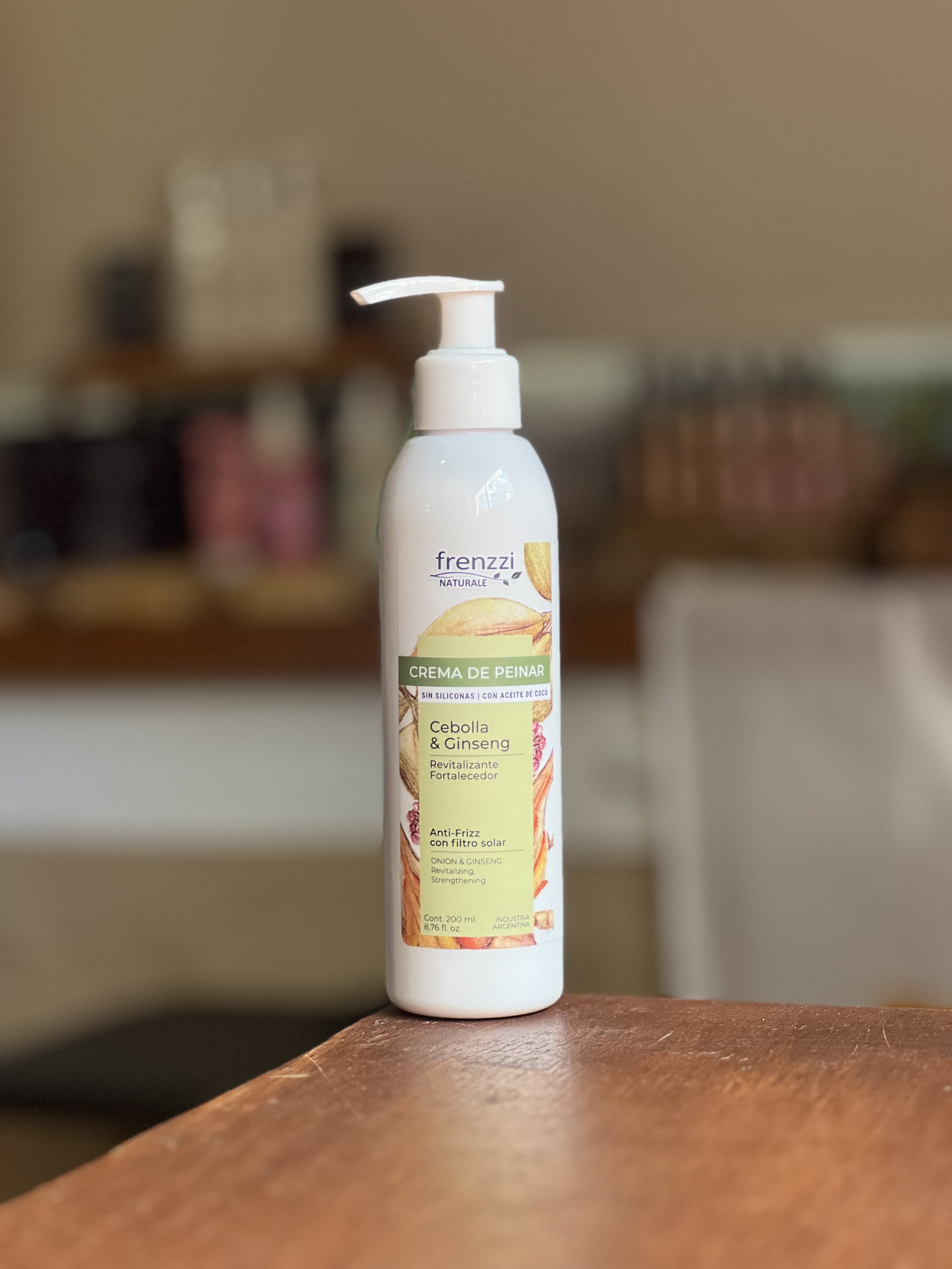 Crema de Peinar Cebolla y Ginseng. 200ml