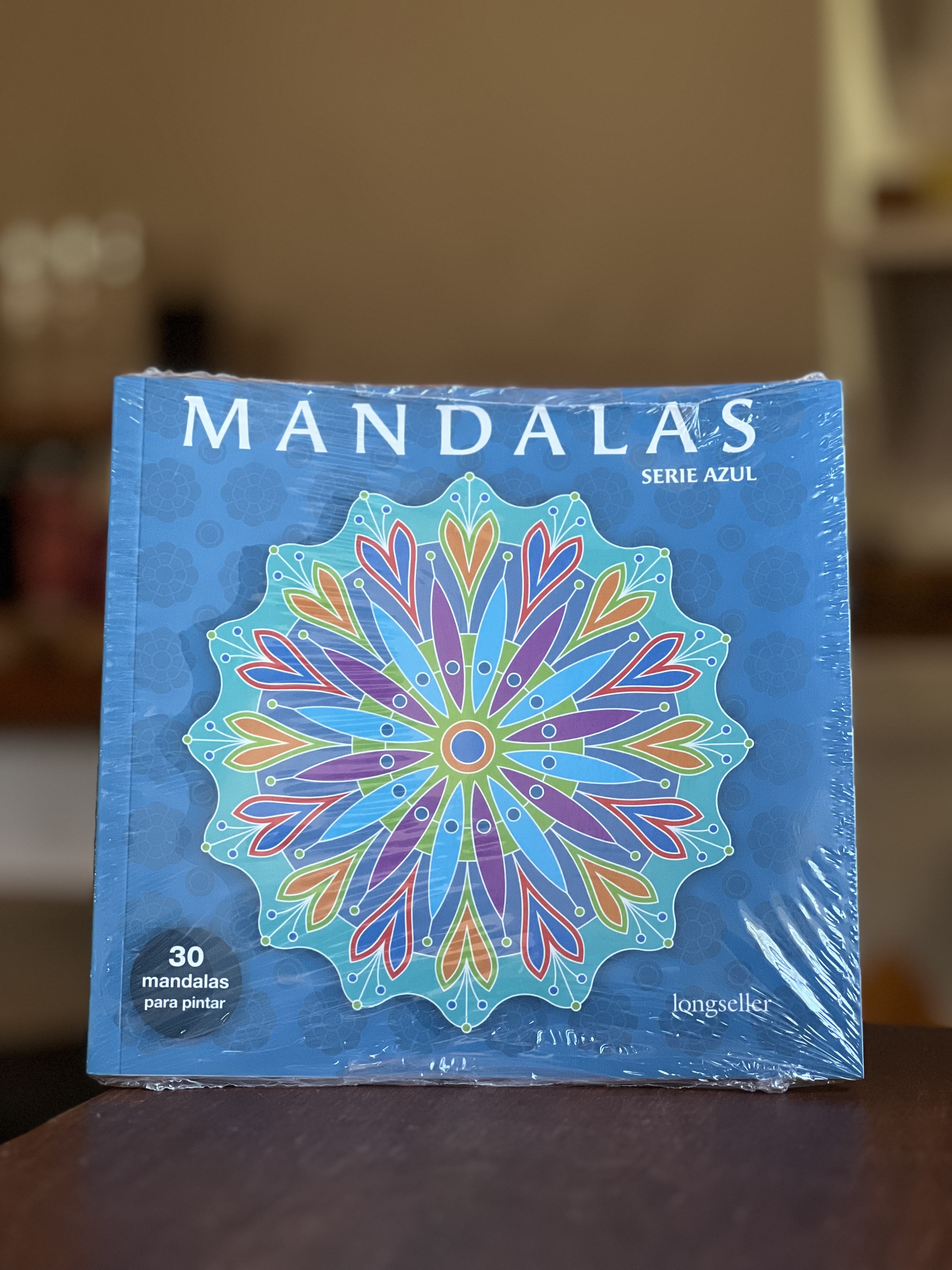 Mandalas para Pintar , Serie Azul.