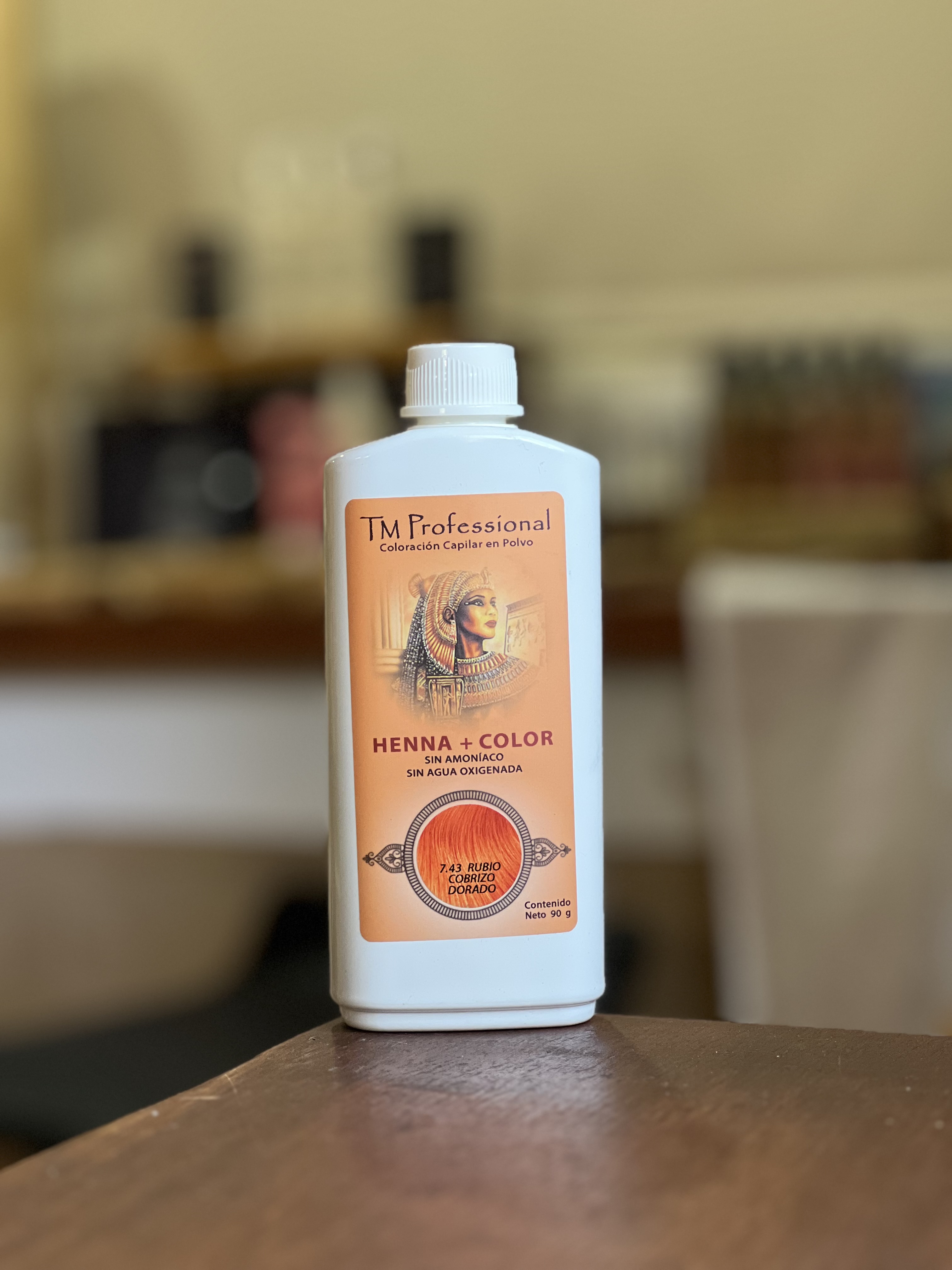 Henna + Color Tintura en Polvo Rubio Cobrizo Dorado (7.43)