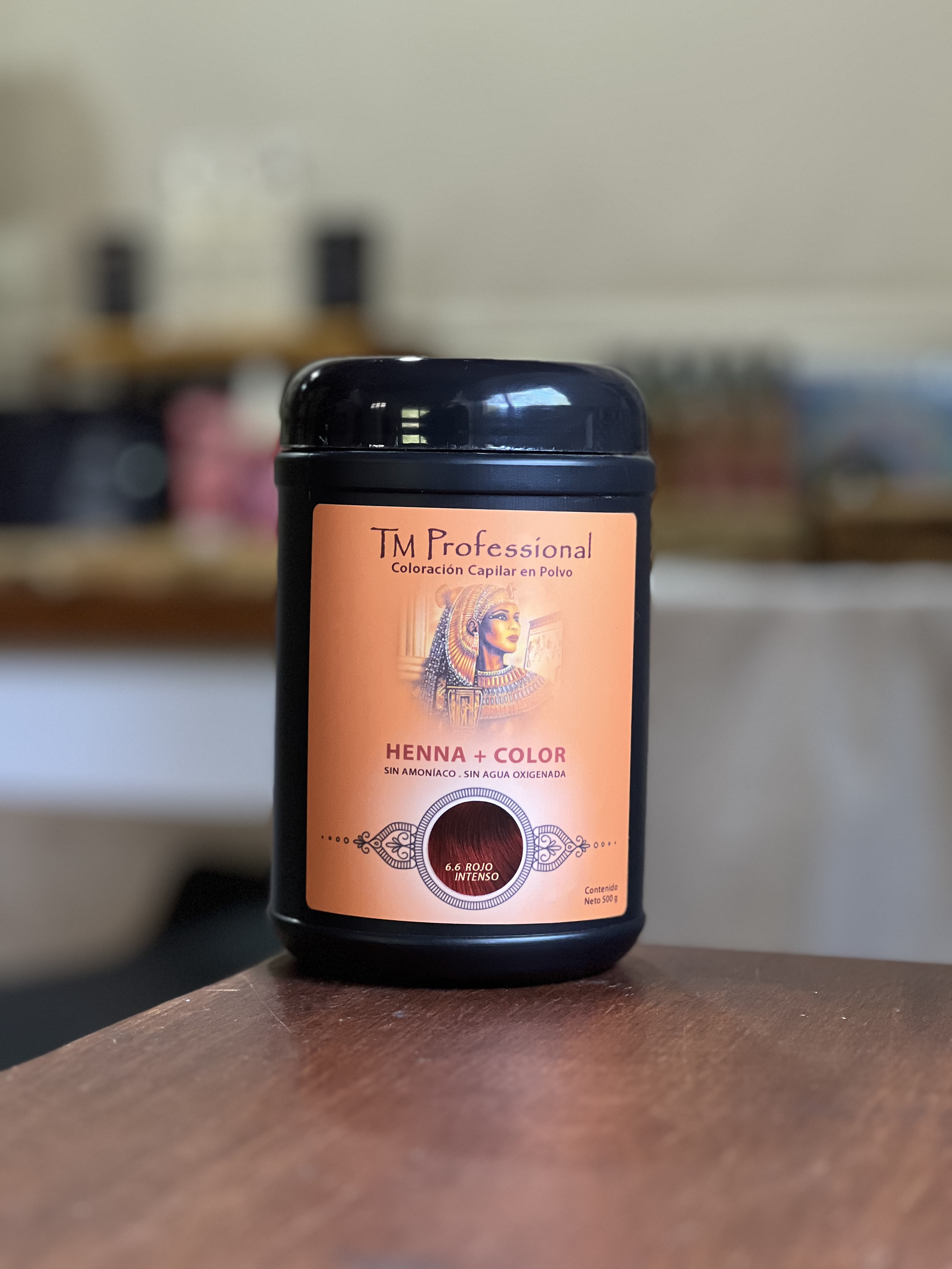 Henna + Color Tintura en Polvo Rojo Intenso (6.6) Pote x 500gr