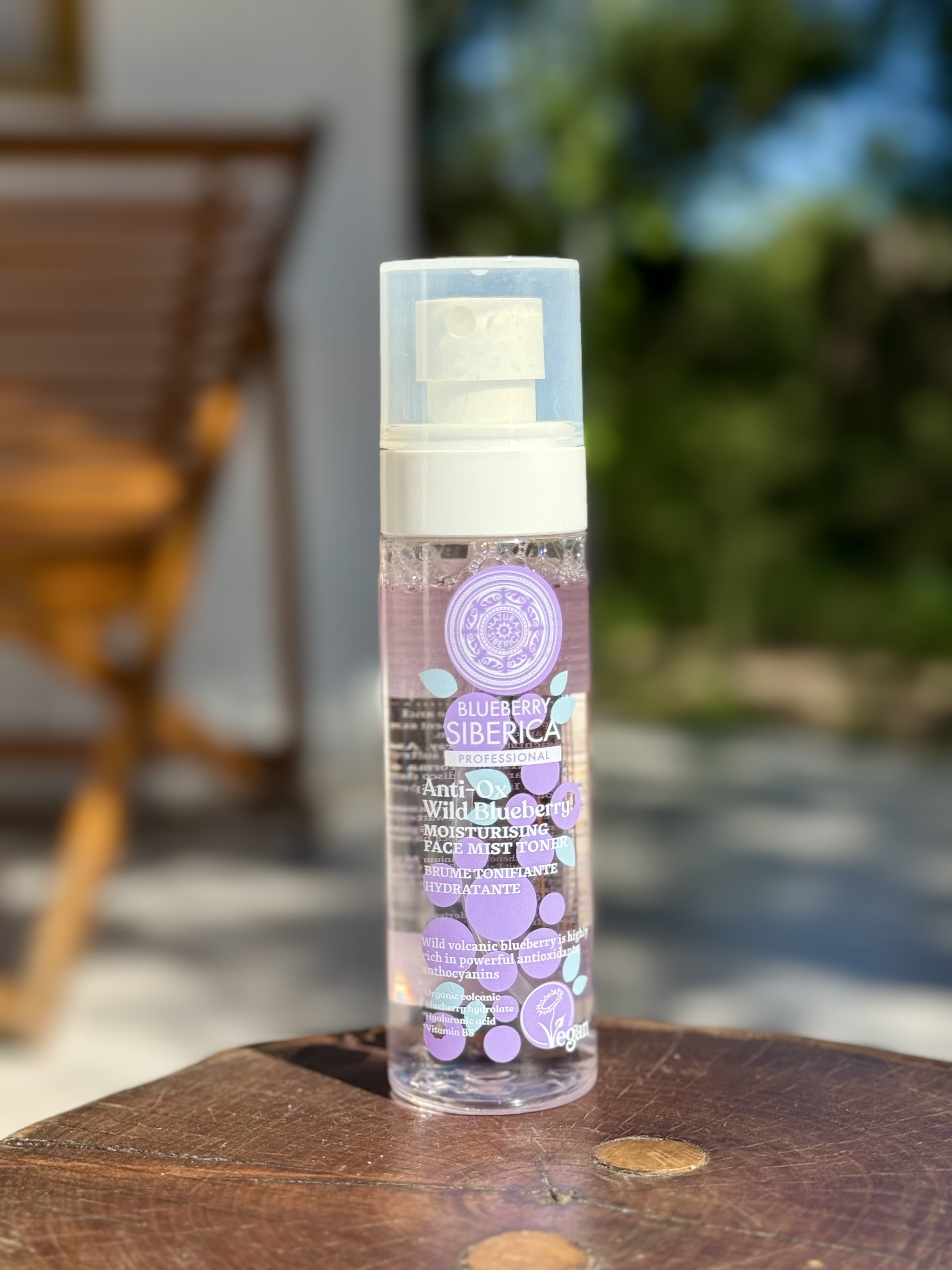 Bruma Facial Humectante x 100ml Anti Ox - Con Arandanos Volcanicos Silvestres, Acido Hialuronico y V