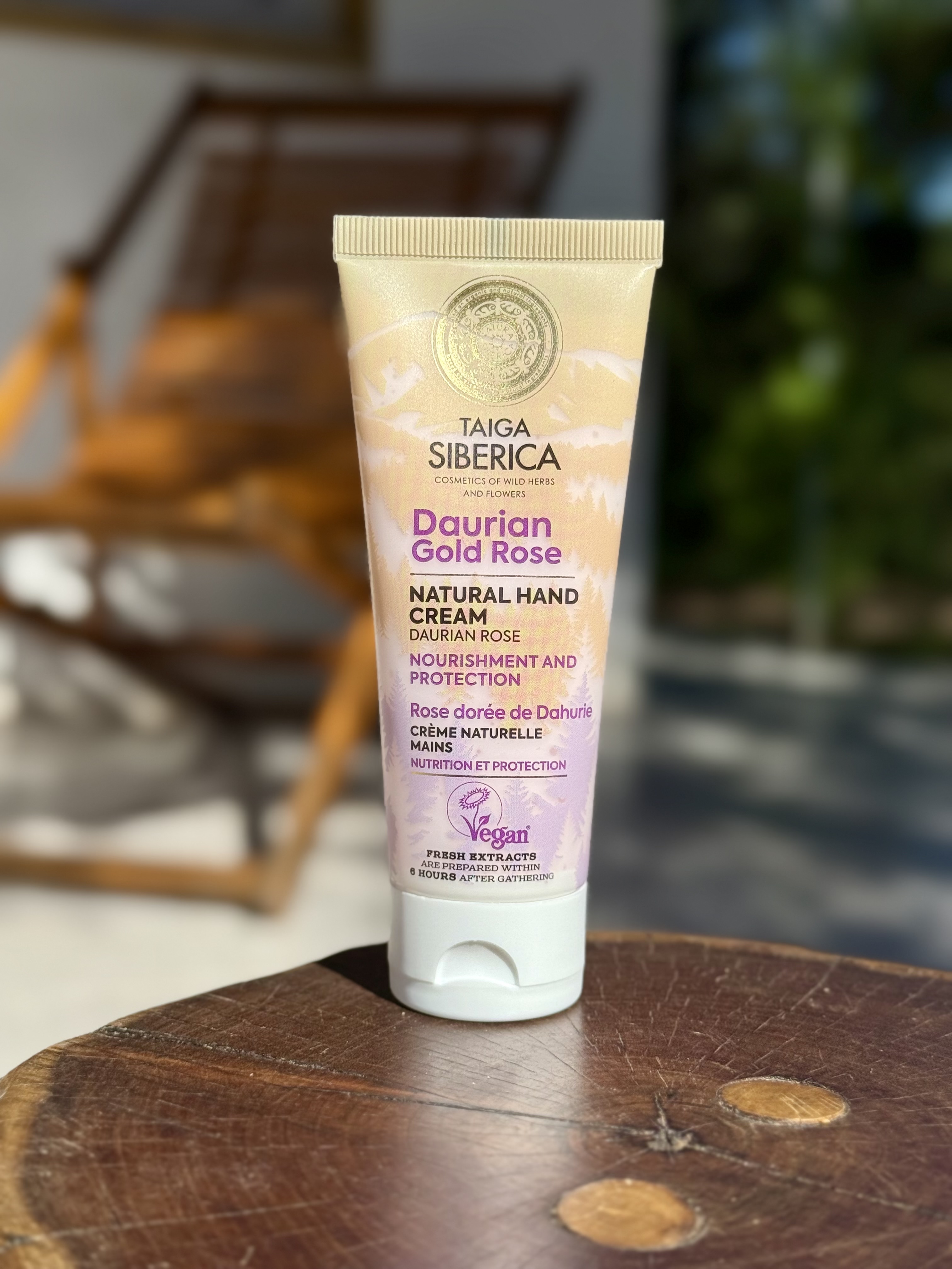 Crema de Manos Nutricion Rosa Daurica x 75ml  - Taiga Siberica