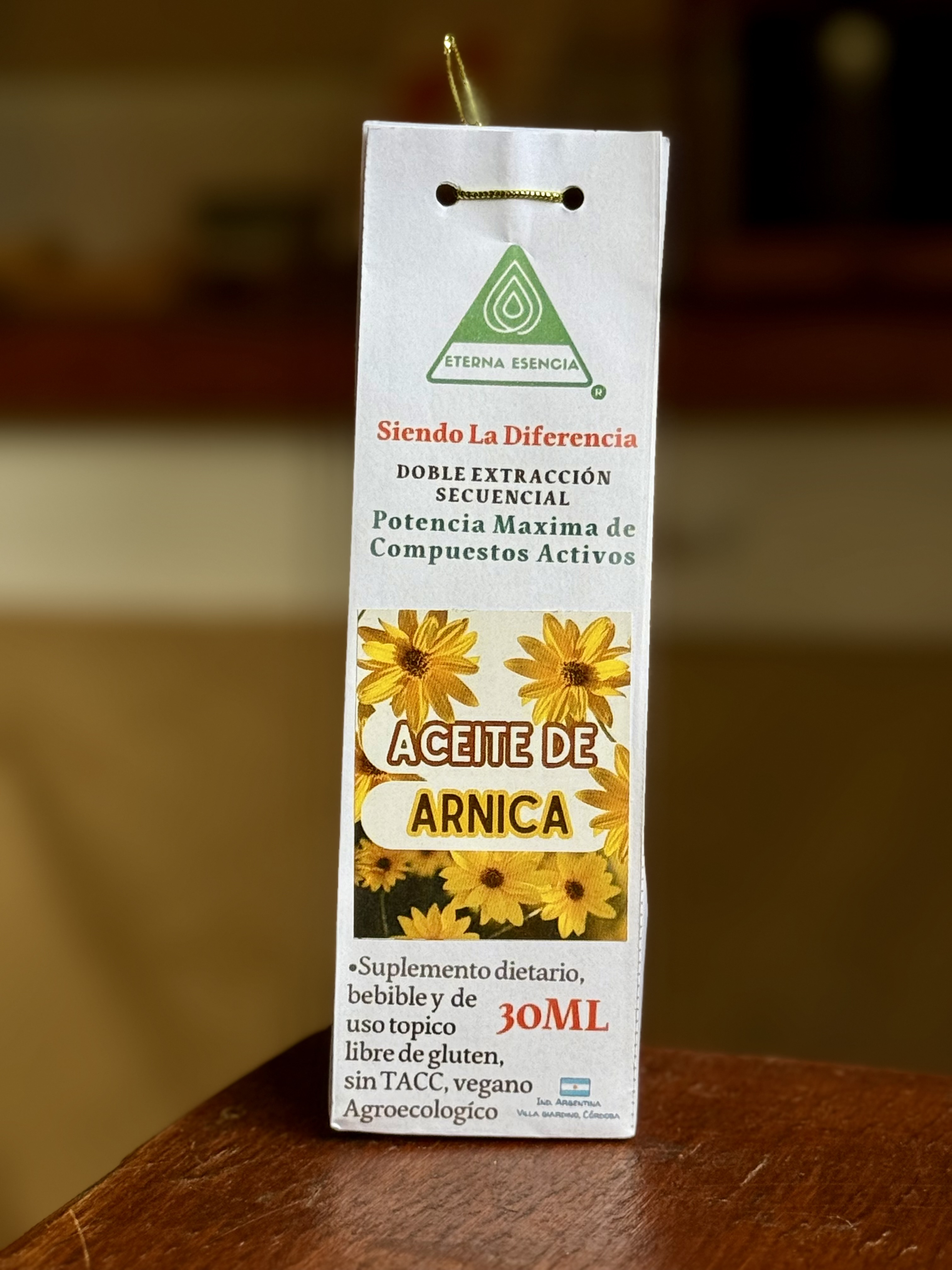 Aceite de Arnica x 30ml (100% Organico)