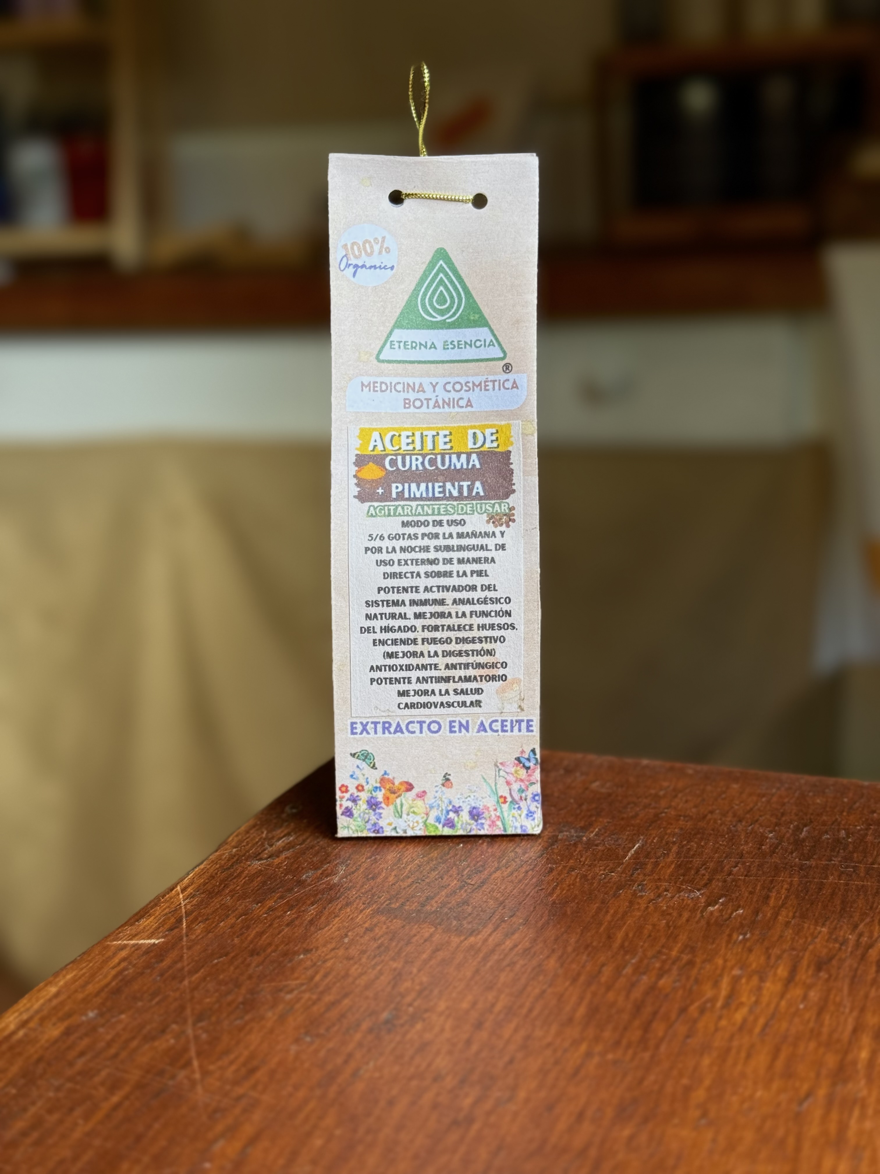 Aceite de Curcuma + Pimienta x 30ml (USO SUBLINGUAL)