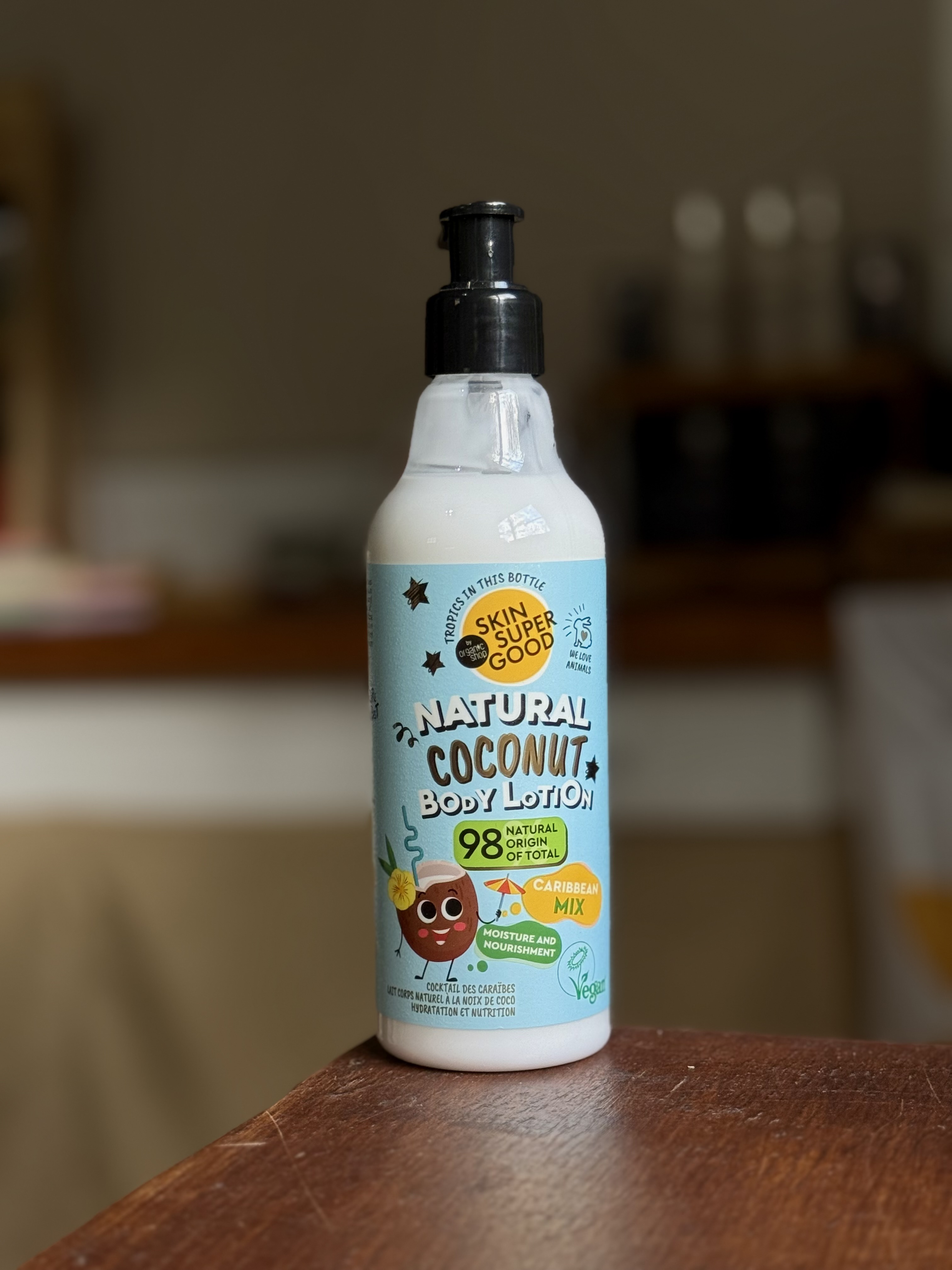 Locion Corporal Natural de Coco x 250ml - Brinda Hidratacion y Nutricion. ¡NUEVO!