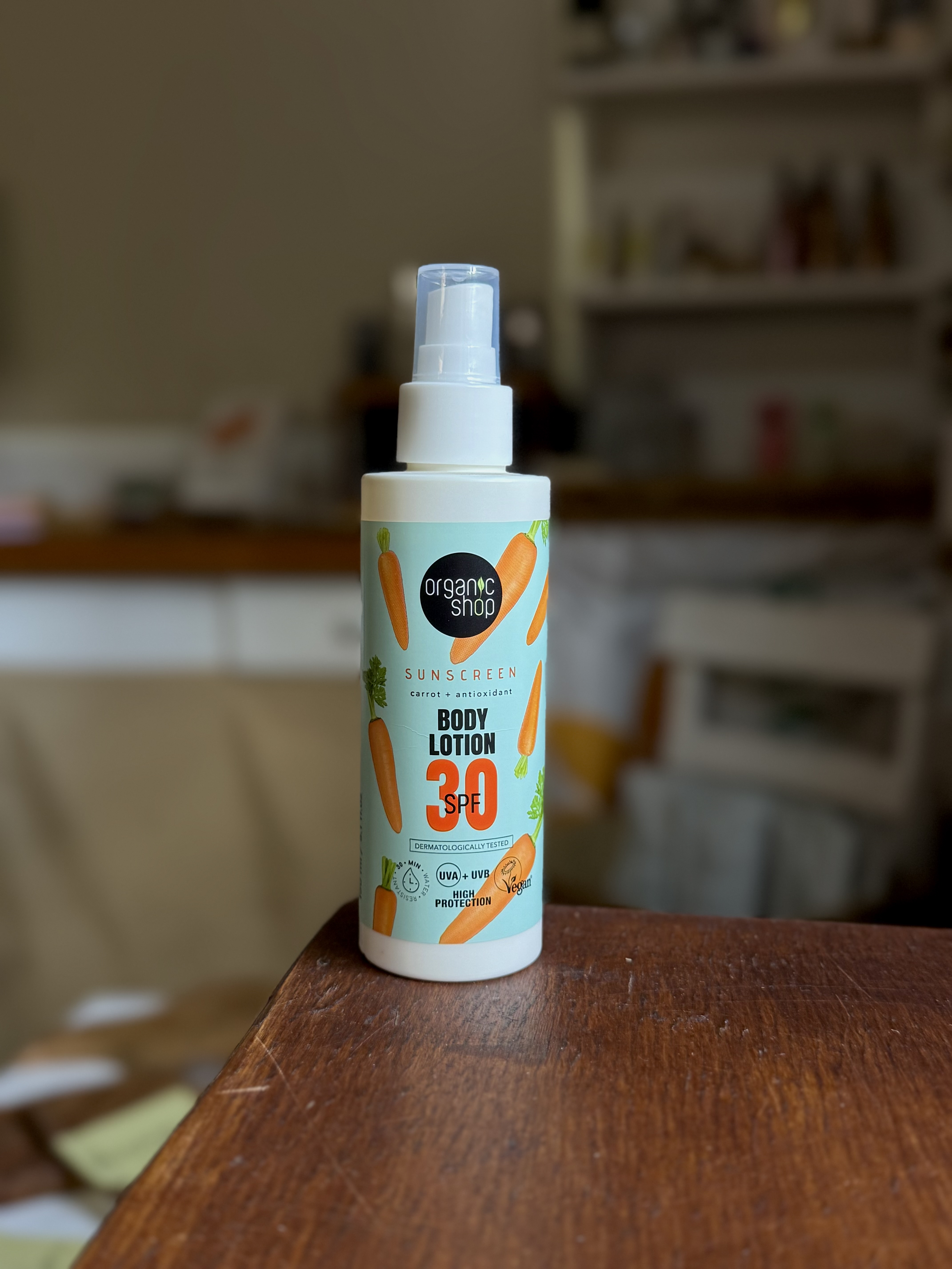 Body Lotion - Locion Corporal con Protector Solar SPF 30. con Zanahoria x 150ml