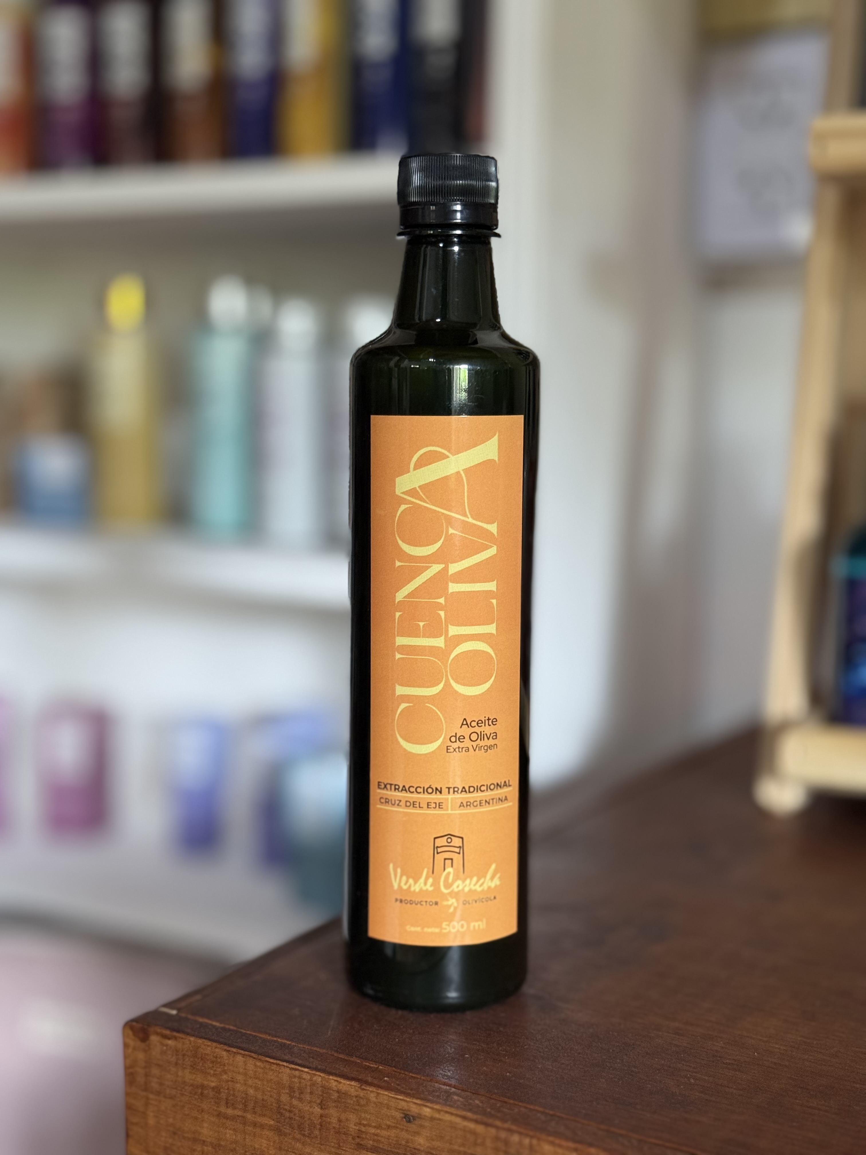 Aceite de Oliva Extra Virgen Prensado Intenso por 1/2 Litro