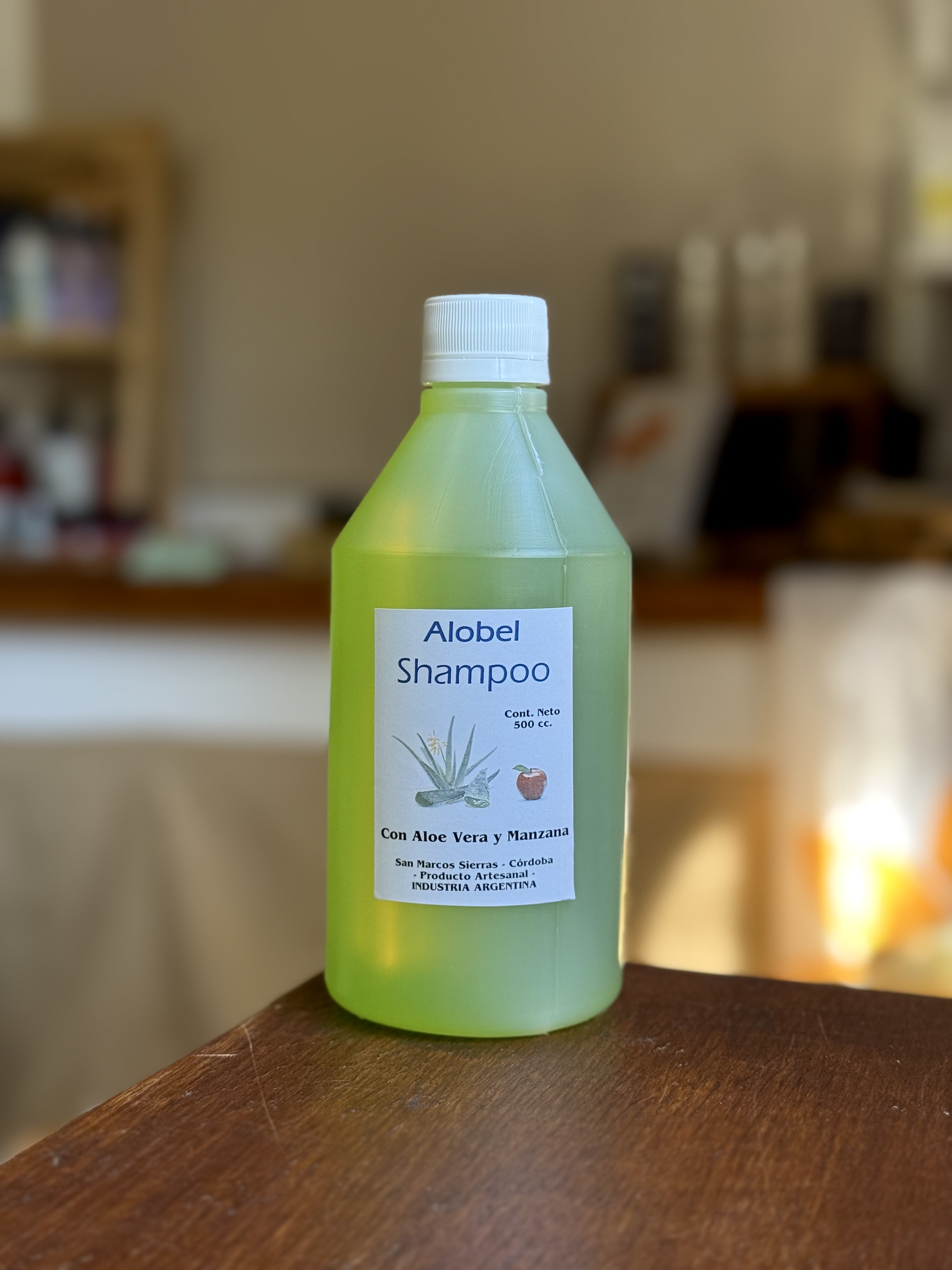 Shampoo con Aloe Vera y Manzana x 500ml