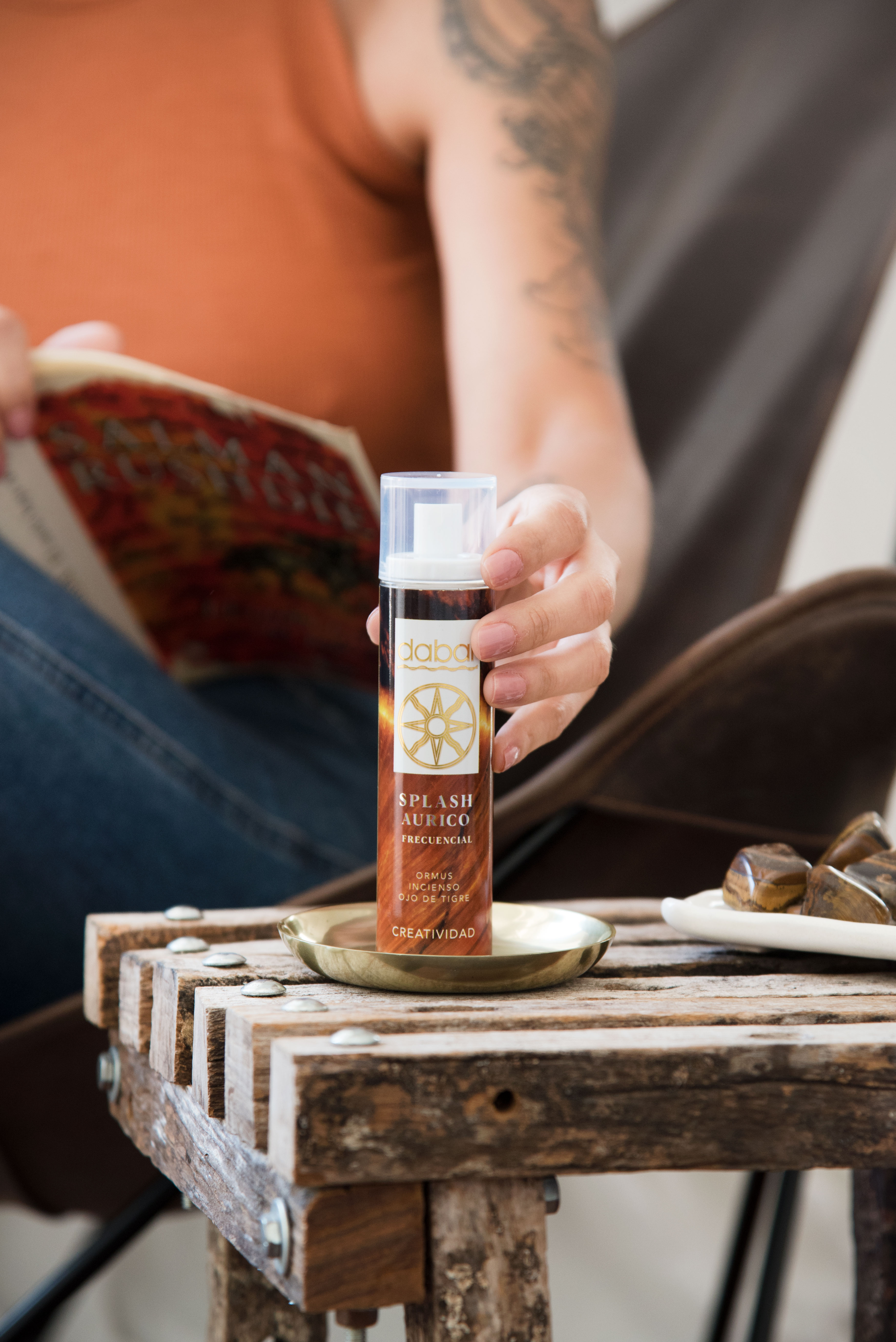 Splash Aurico Frecuencial CREATIVIDAD (Ormus - Incienso - Ojo de Tigre) x 100ml
