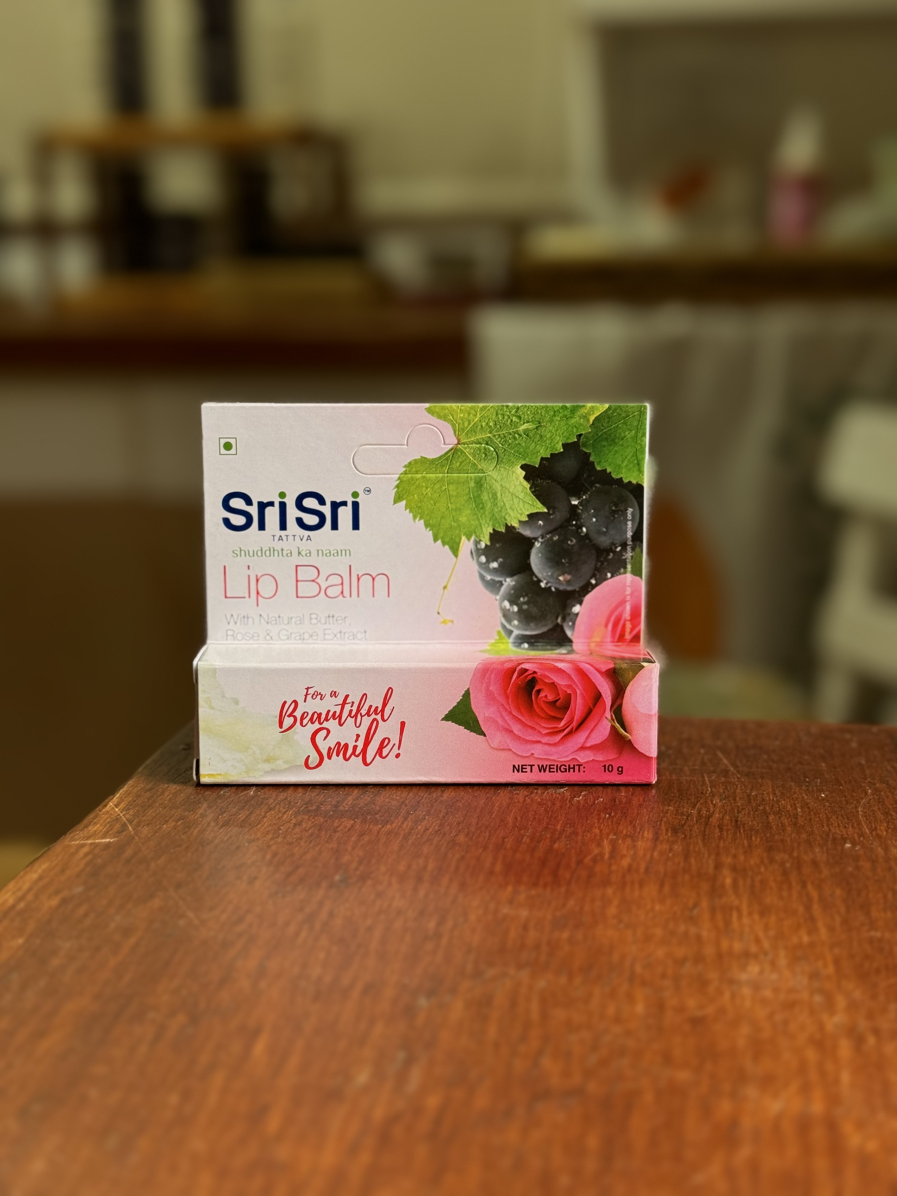 Balsamo Labial x 10g Con extractos de Rosa, Uva y Manteca de Karite y Kokum