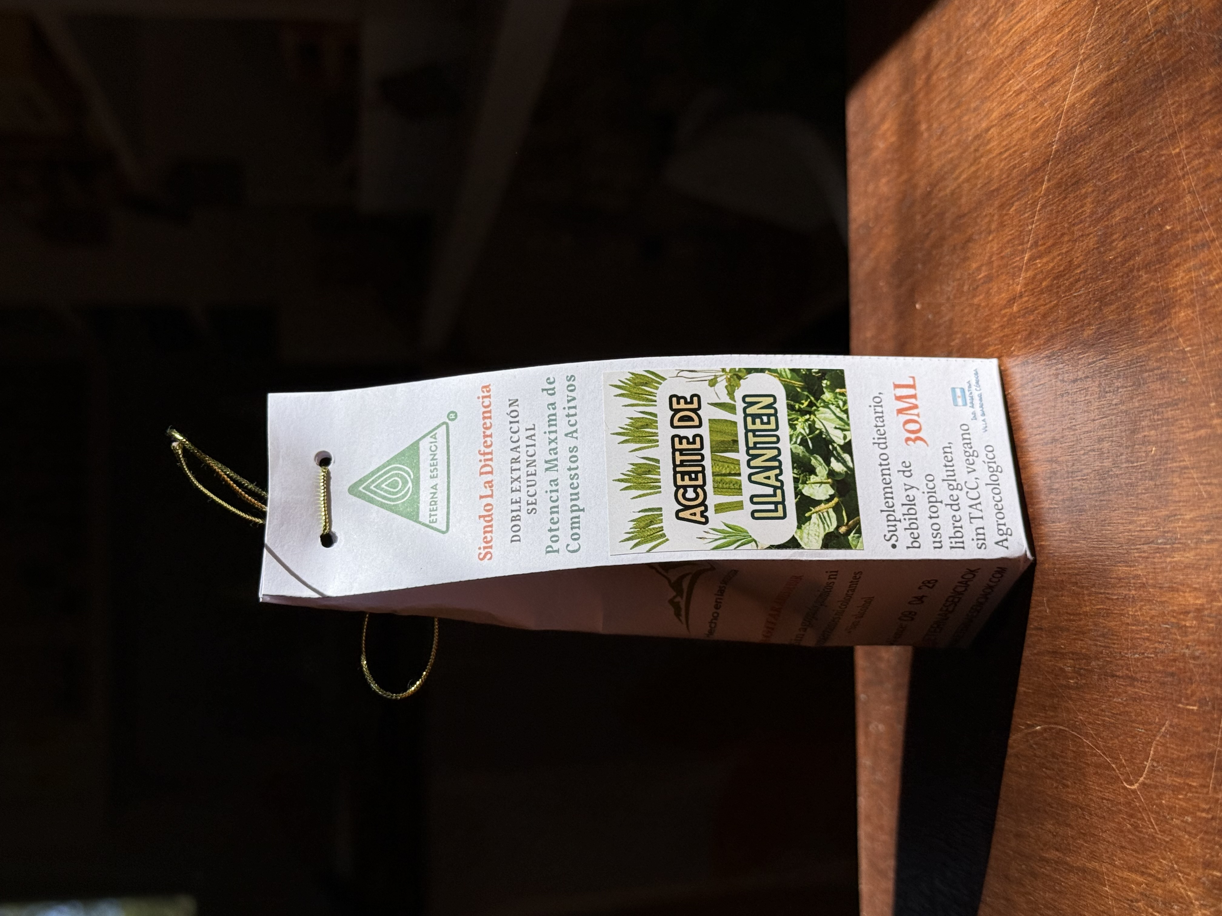 Aceite de Llanten x 30ml