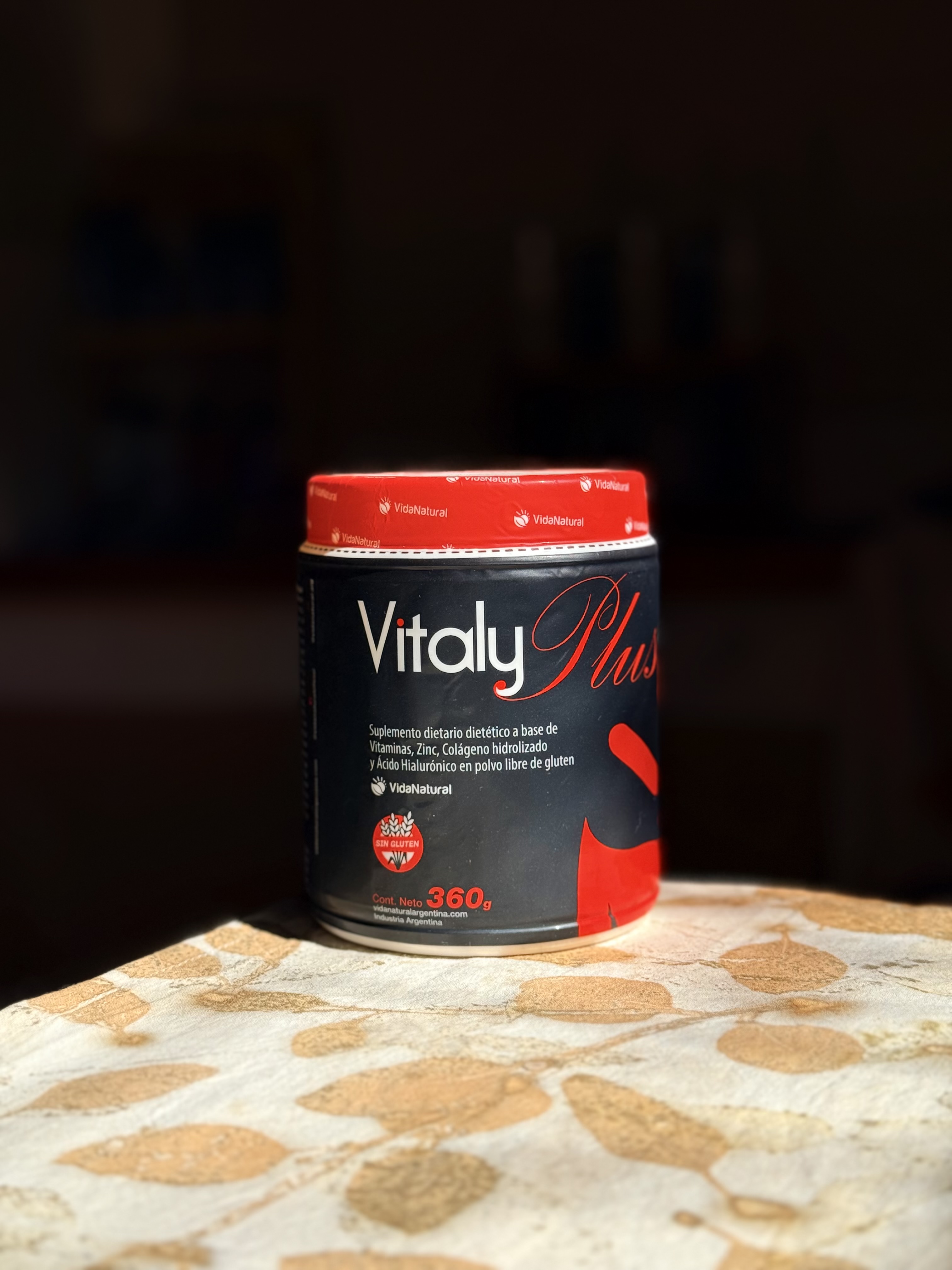 Vitaly Plus x 360g - Suplemento Dietario Dietetico a base de Vitaminas, Zinc, Colageno Hidrolizado y