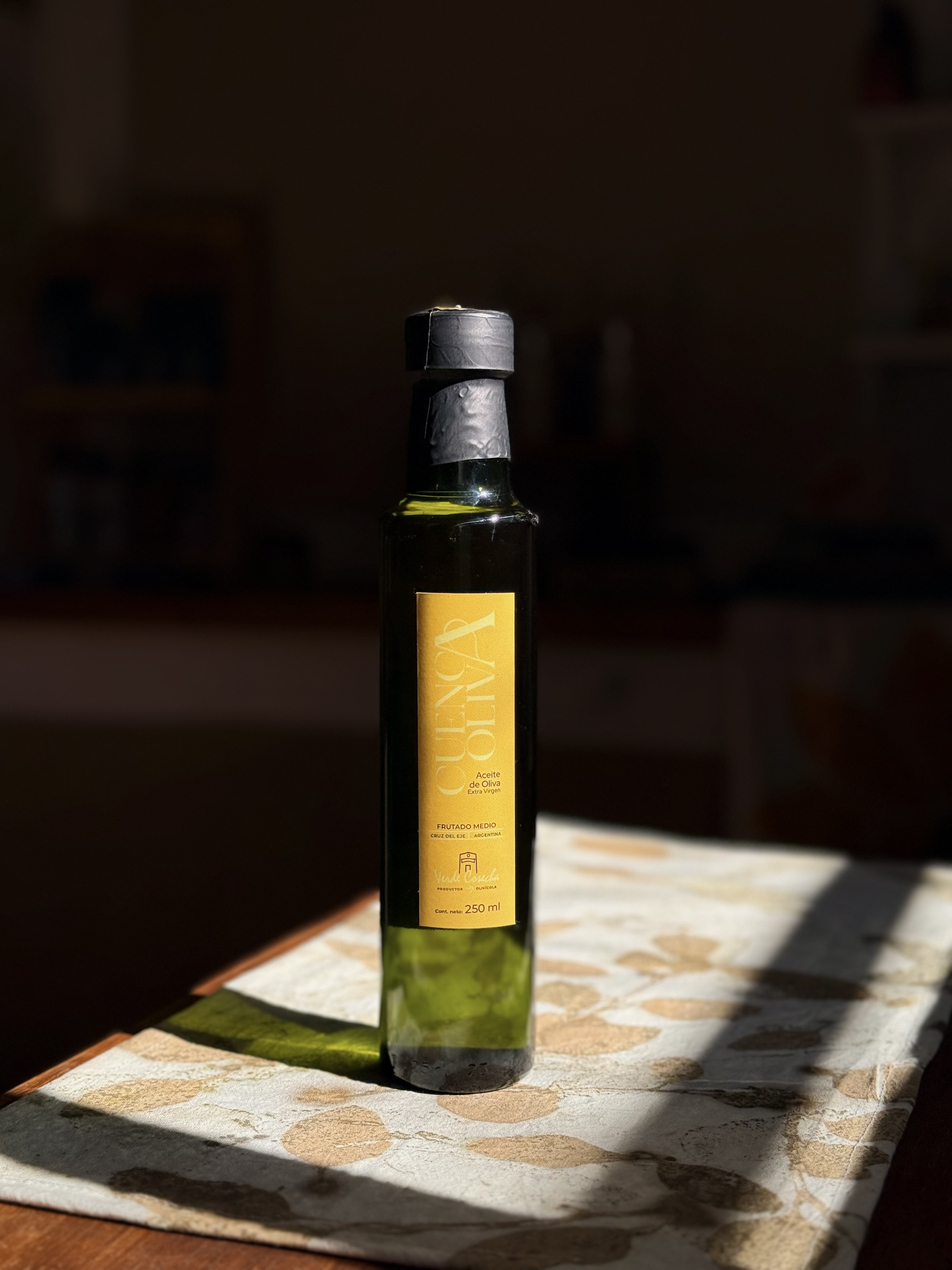 Aceite de Oliva Extra Virgen Intenso por 250ml de VIDRIO