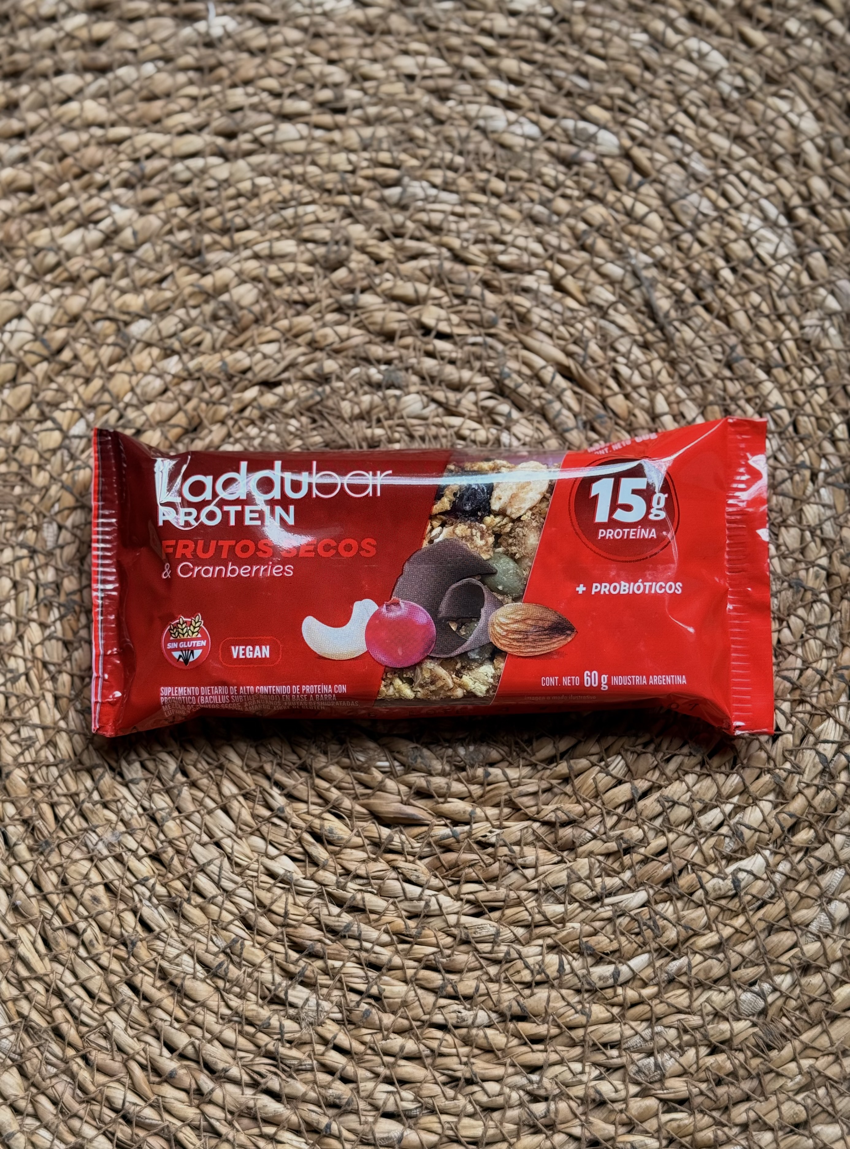 Barra Protein Frutos Secos y Cranberries - Laddubar